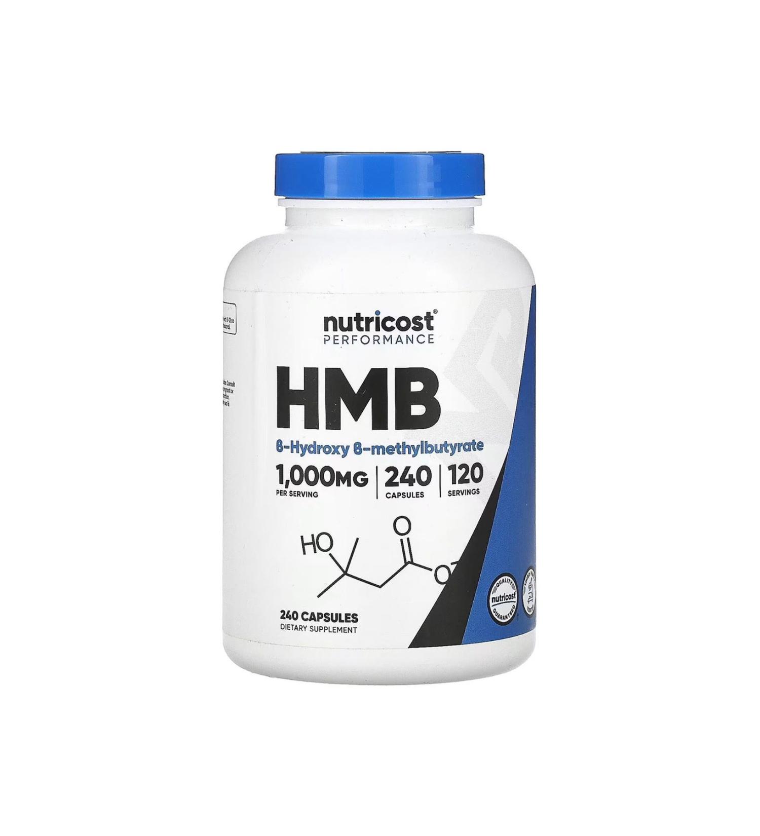 Nutricost Hmb B-hydroxy-b-methylbutyrate 1000 Mg 240 Capsules