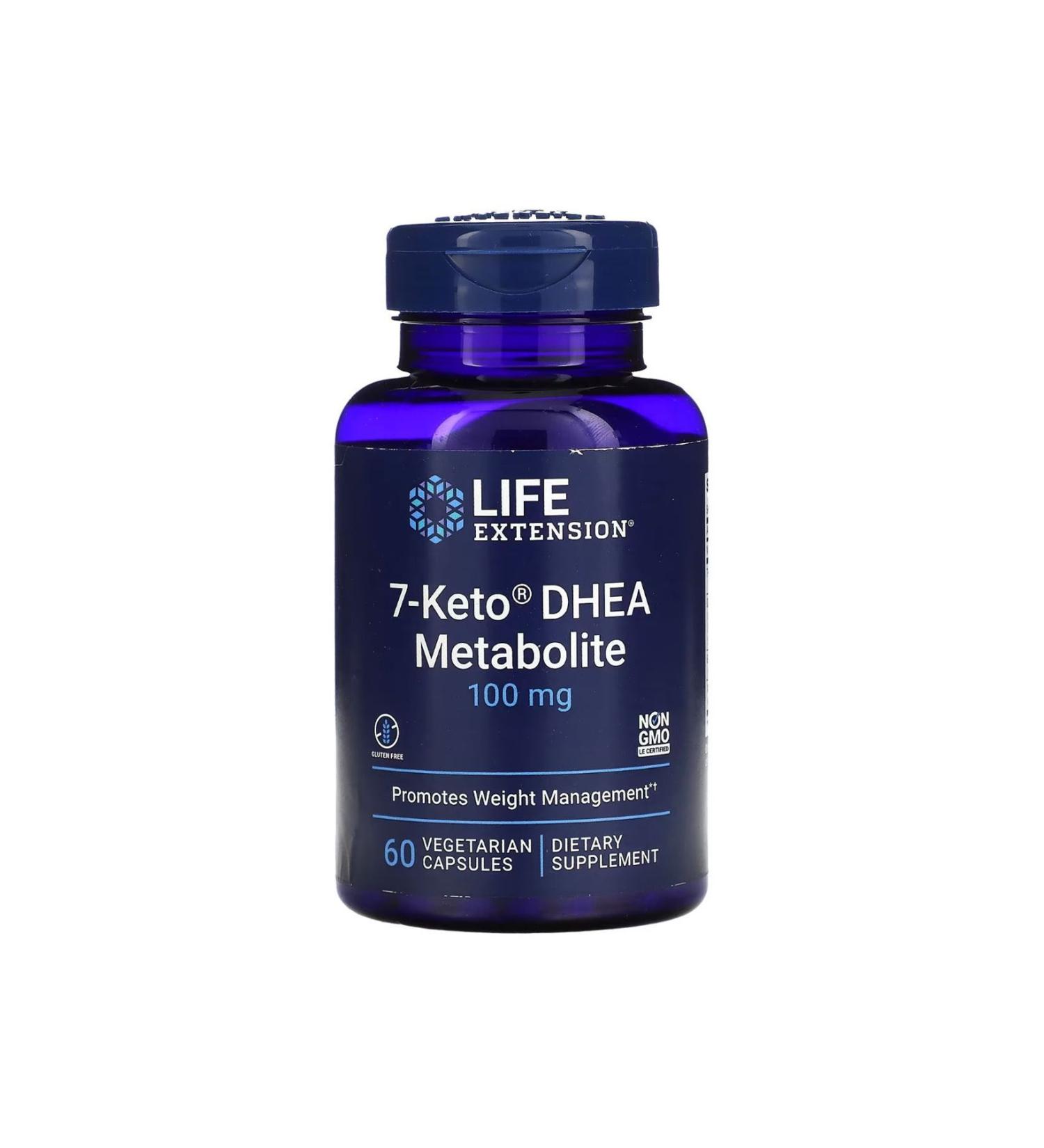 Life Extension 7-keto Dhea Metabolite 100 Mg 60 Vegetarian Capsules
