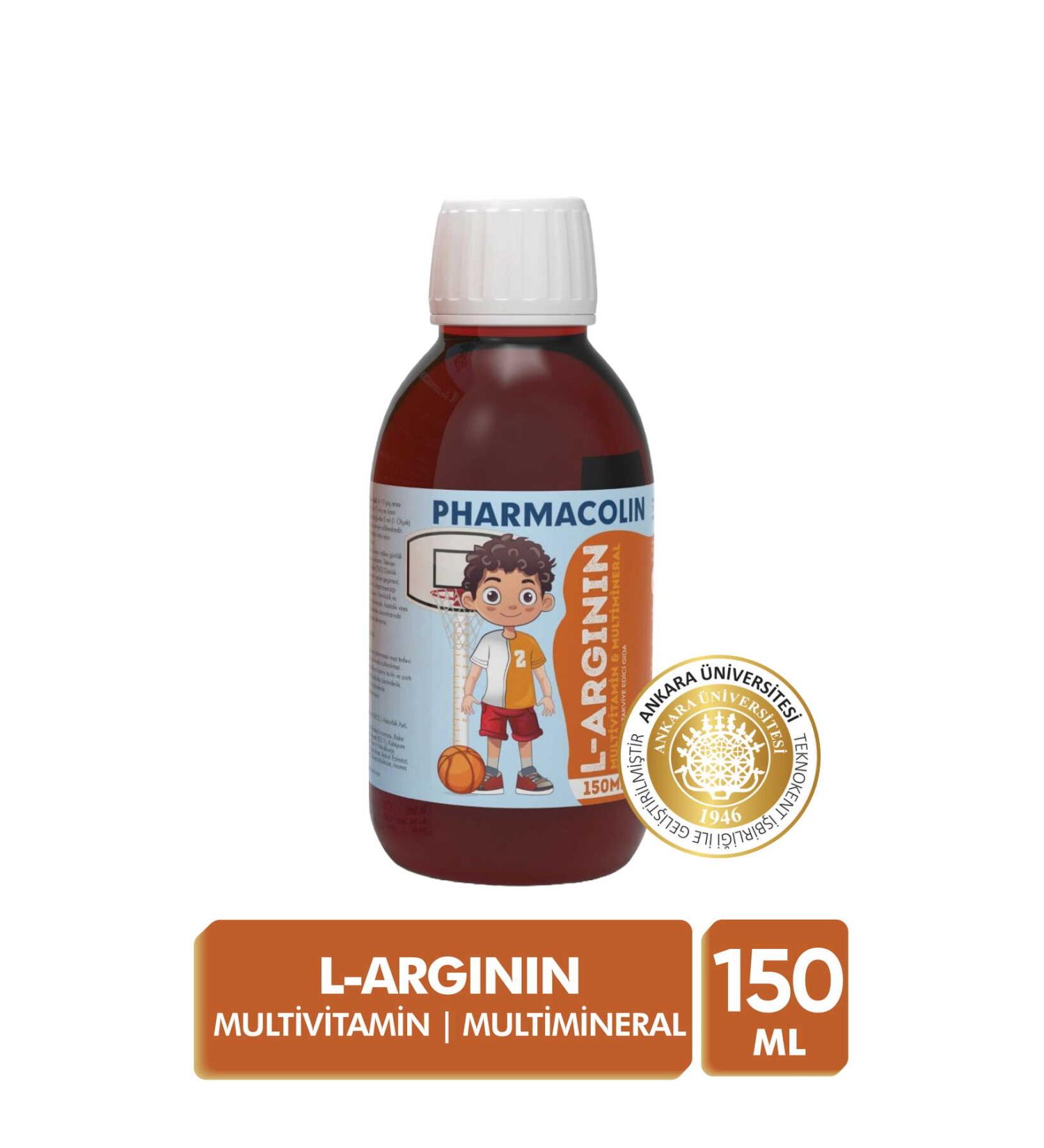 Pharmacolin L-Arginine Multivitamin Multimineral 150 ML Syrup