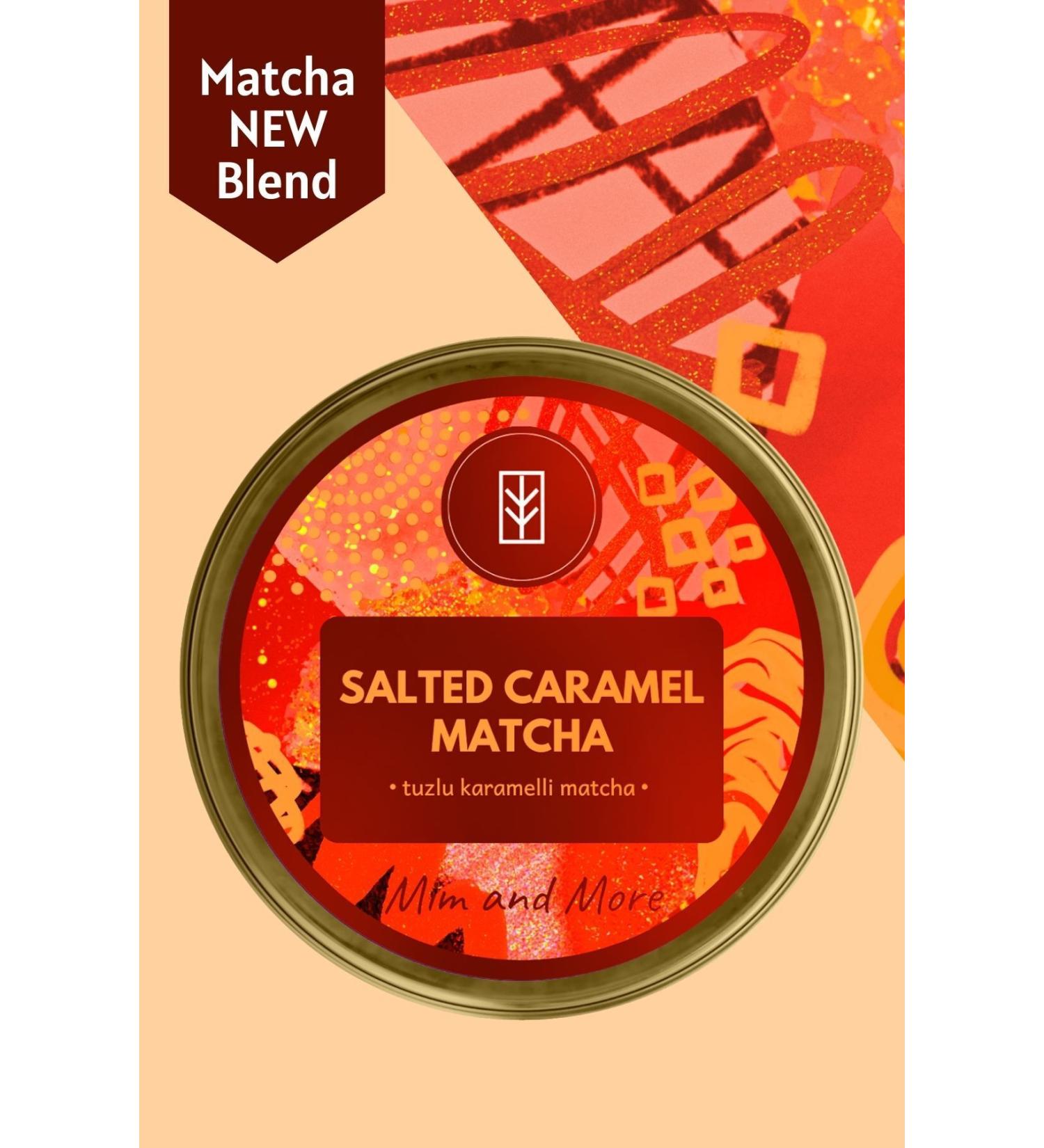 Mim and More Salted Caramel Matcha Salted Caramel Flavored Matcha 25 gr - Buy Online on GoSupps.com