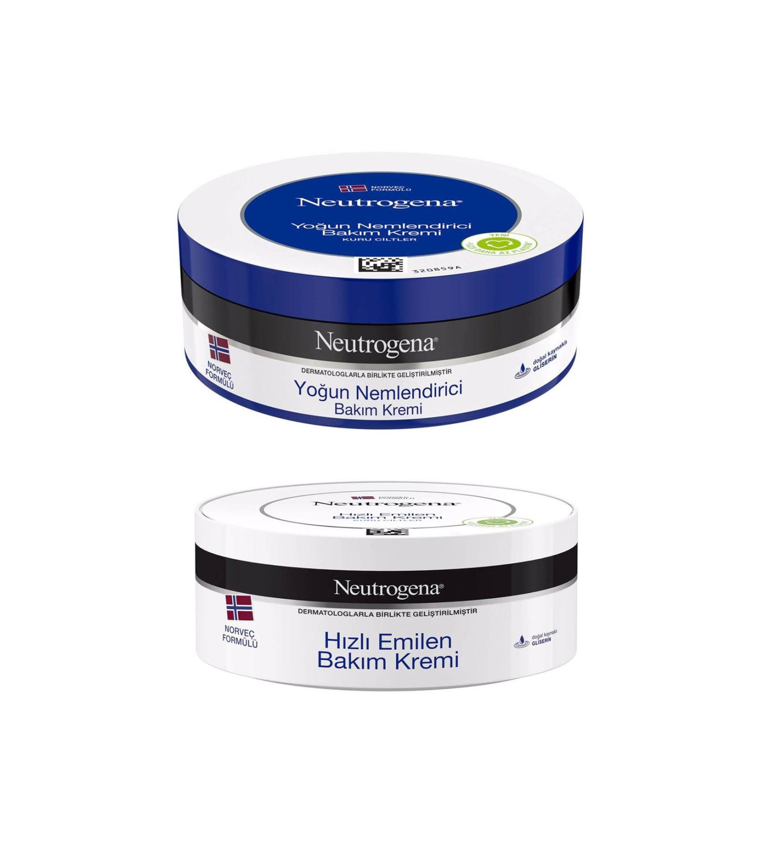 Neutrogena Fast Absorbing Care Cream 200 ml Intensive Moisturizing Care Cream 200 ml