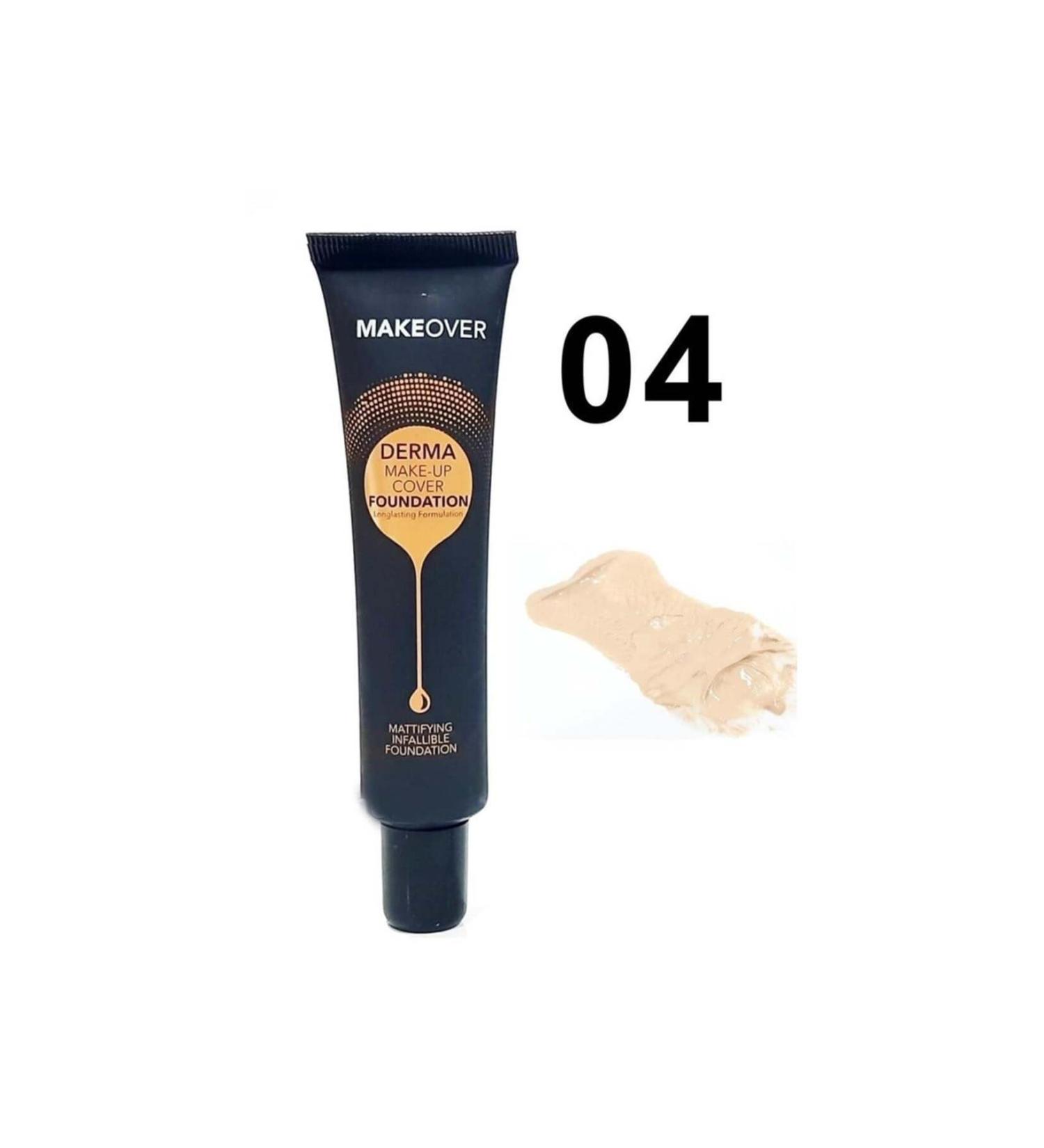 Makeover Derma Make Up Cover Matte Foundation 04 Tube