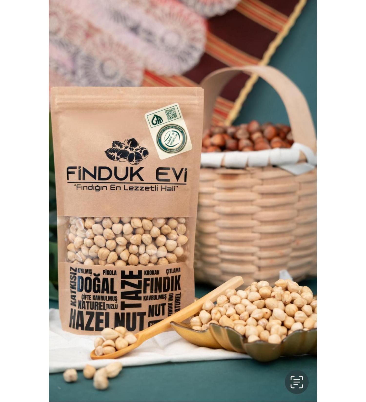 F NUTA Finduk Evi Double Roasted Giresun Hazelnuts 500 Gr