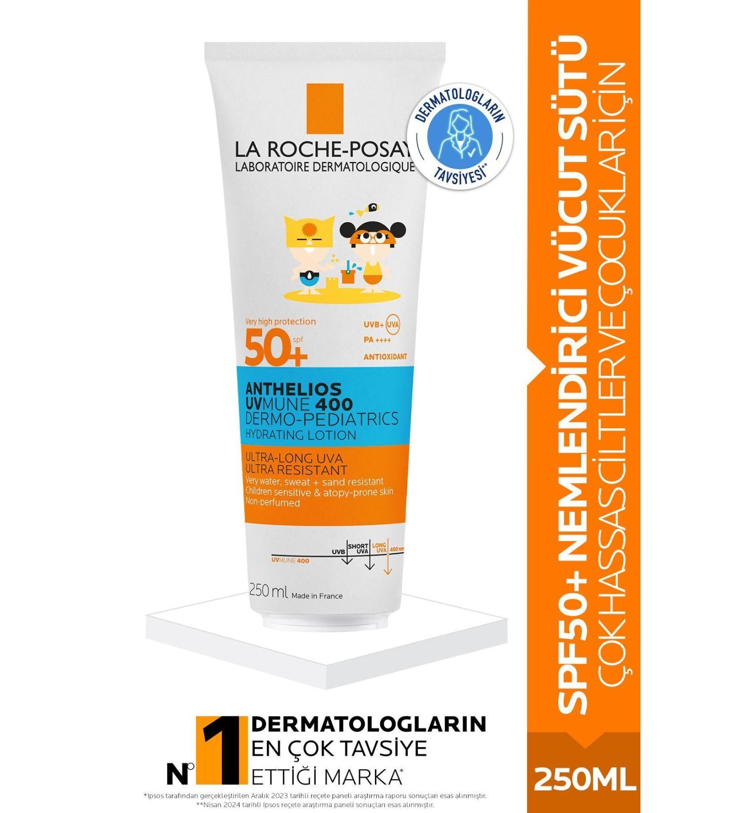 La Roche Posay Sunscreen Milk for Sensitive and Gentle Skin - Child - Spf50 250 ml Passi.3826