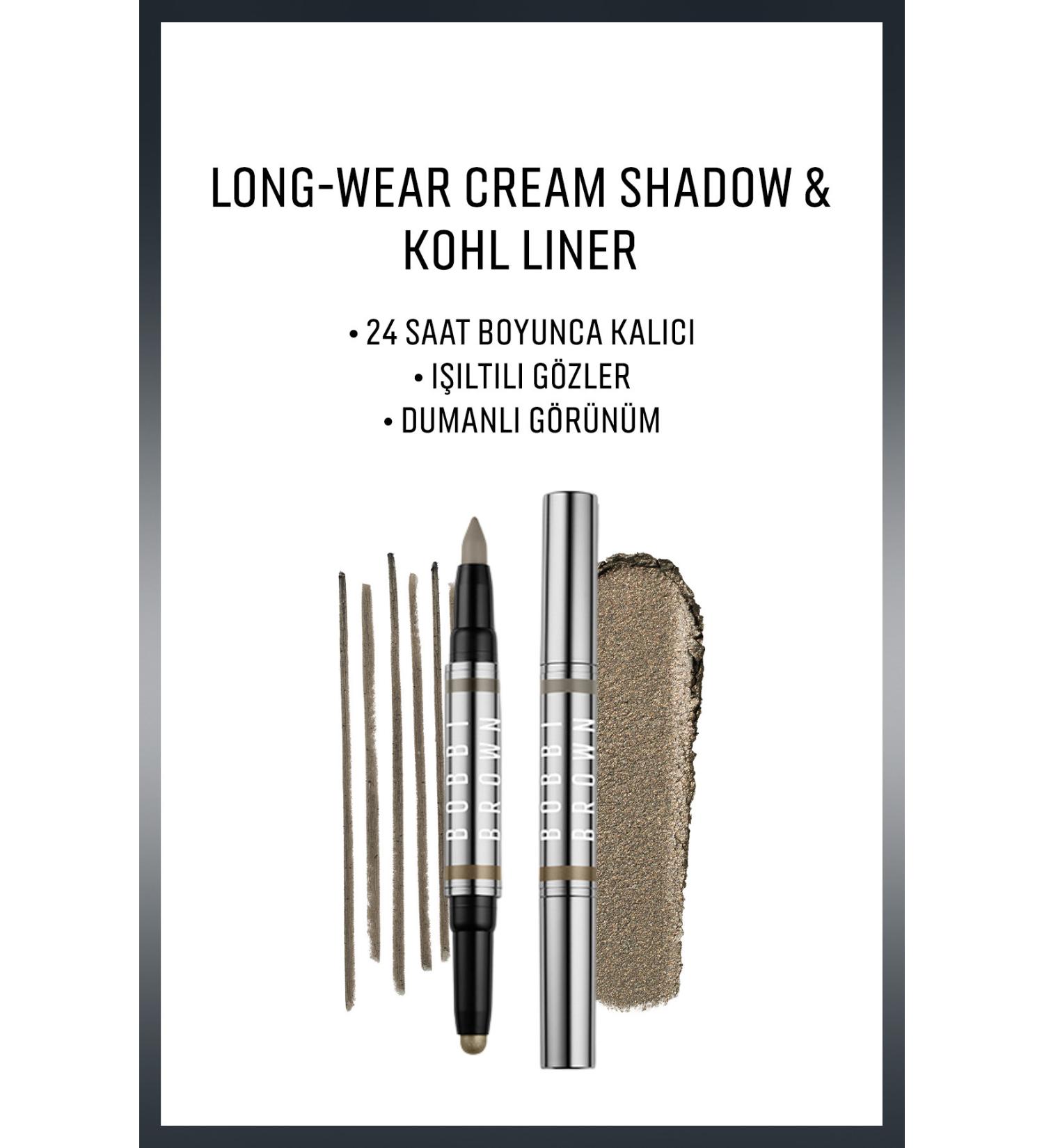 Bobbi Brown CREAM EYESHADOW DEFINITIVE EYE LINER-MOSS/DARK PASSI.3891