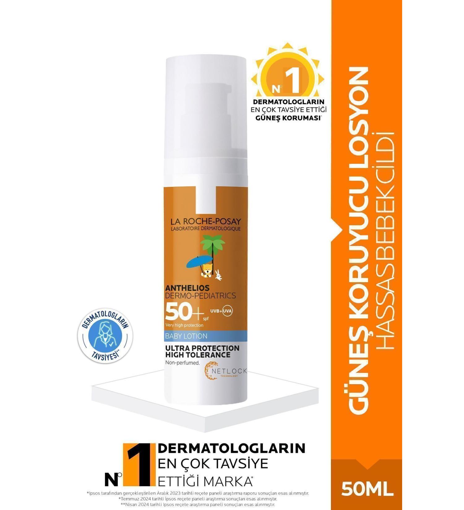 La Roche Posay Baby Sunscreen Lotion for Redness Prone Skin Spf50 50ml Passi.3927