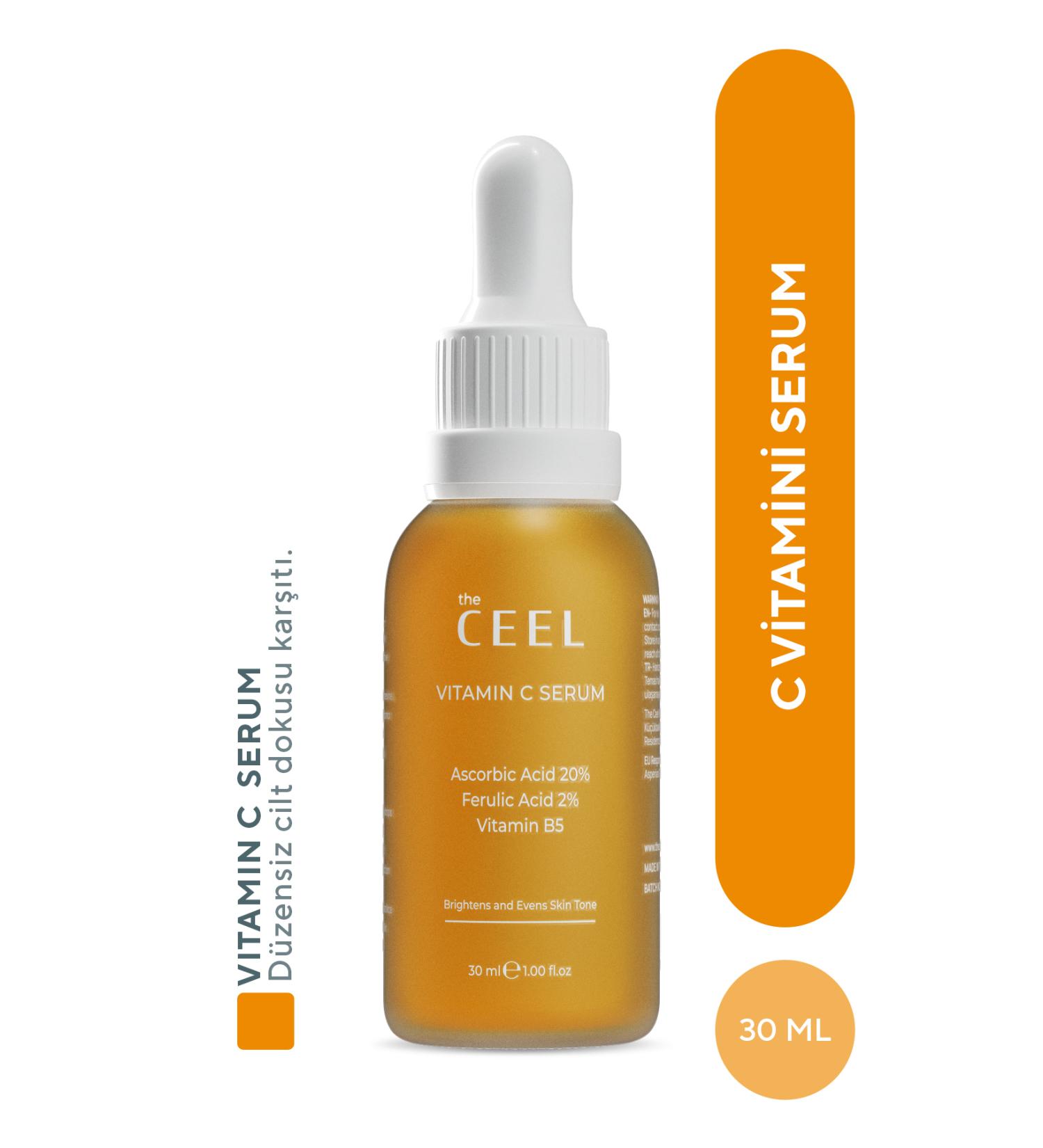 The Ceel Anti-Spot Brightening Vitamin C Serum Glutathione Ferulic Acid Ascorbic Acid 30 ml - Buy Online on GoSupps.com