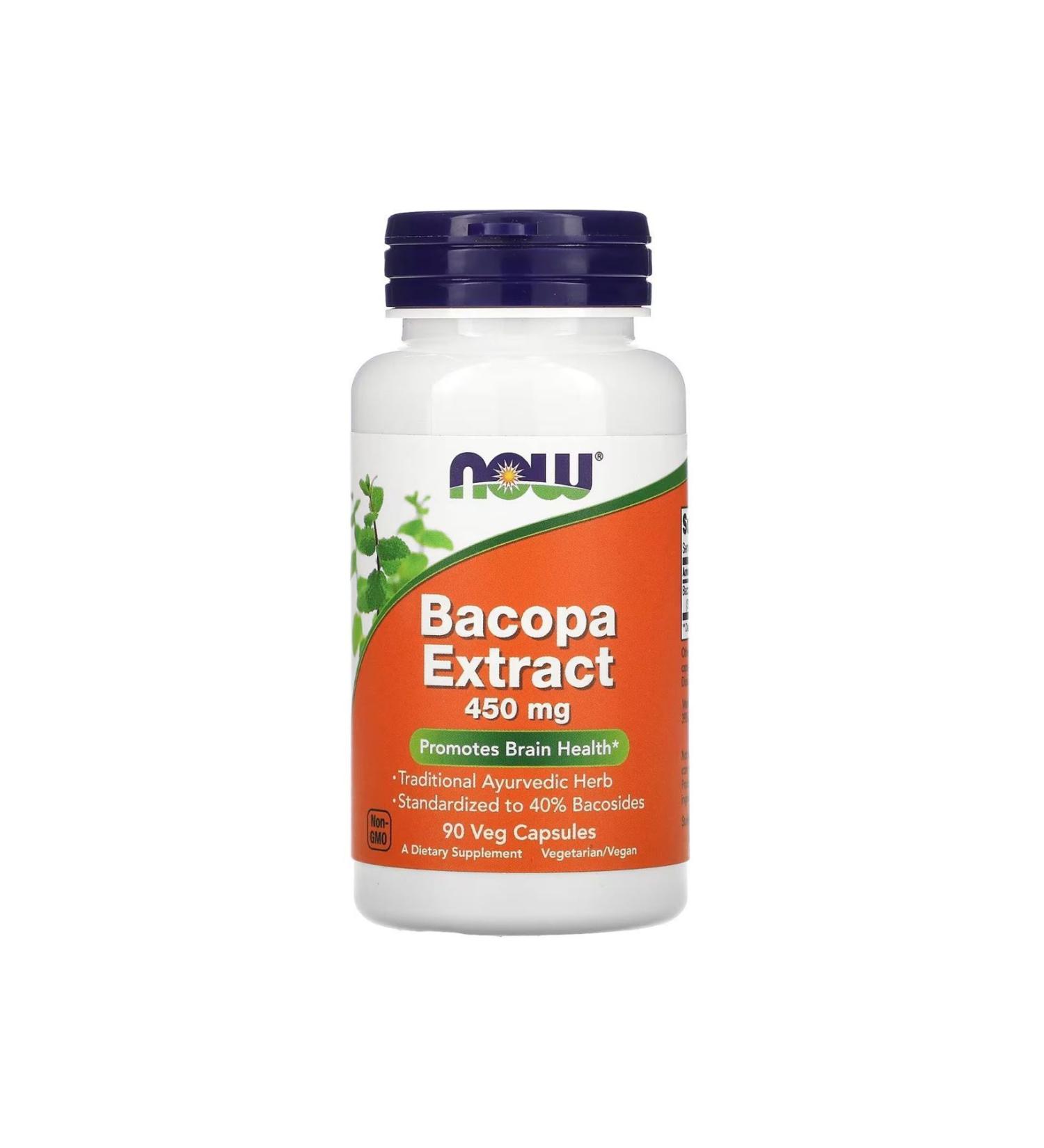 Now Foods Bacopa Extract 450 Mg 90 Capsules