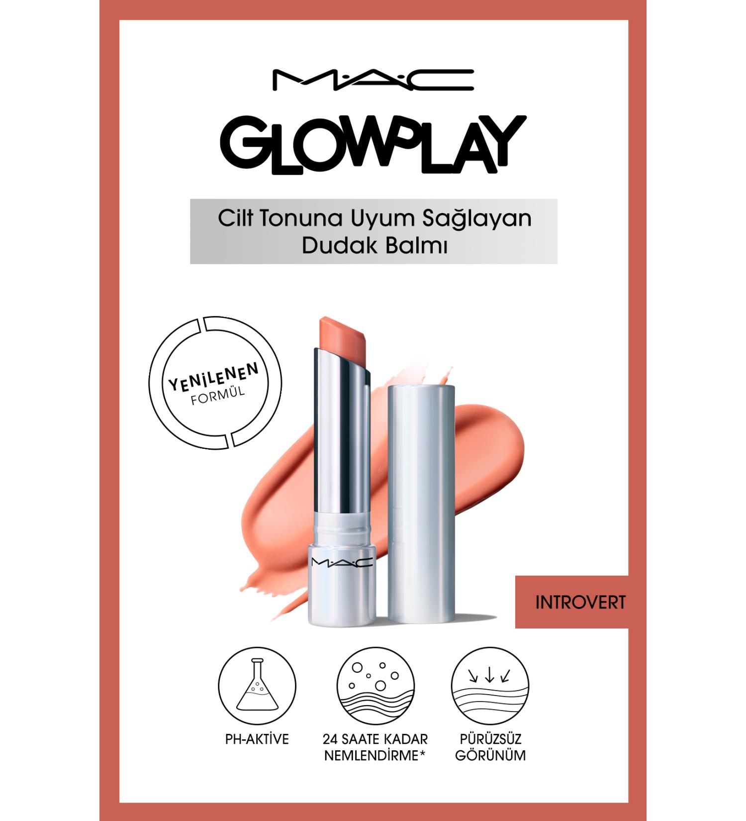 Mac Moisturizing Lip Balm That Adapts to Skin Tone - Introvert 3 G KeyOn3253