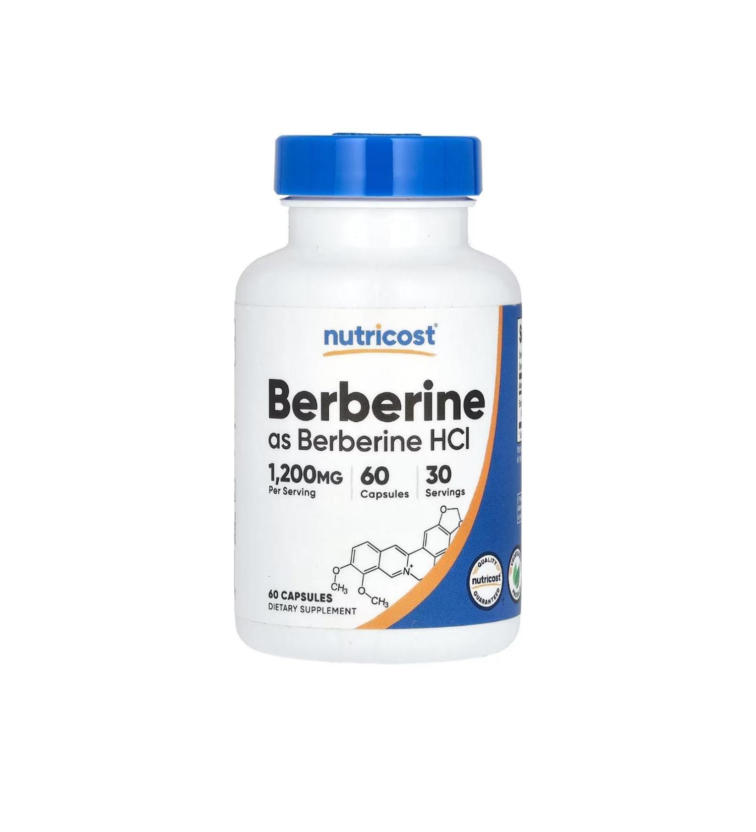 Nutricost Berberine Hcl 1200 Mg 60 Capsules