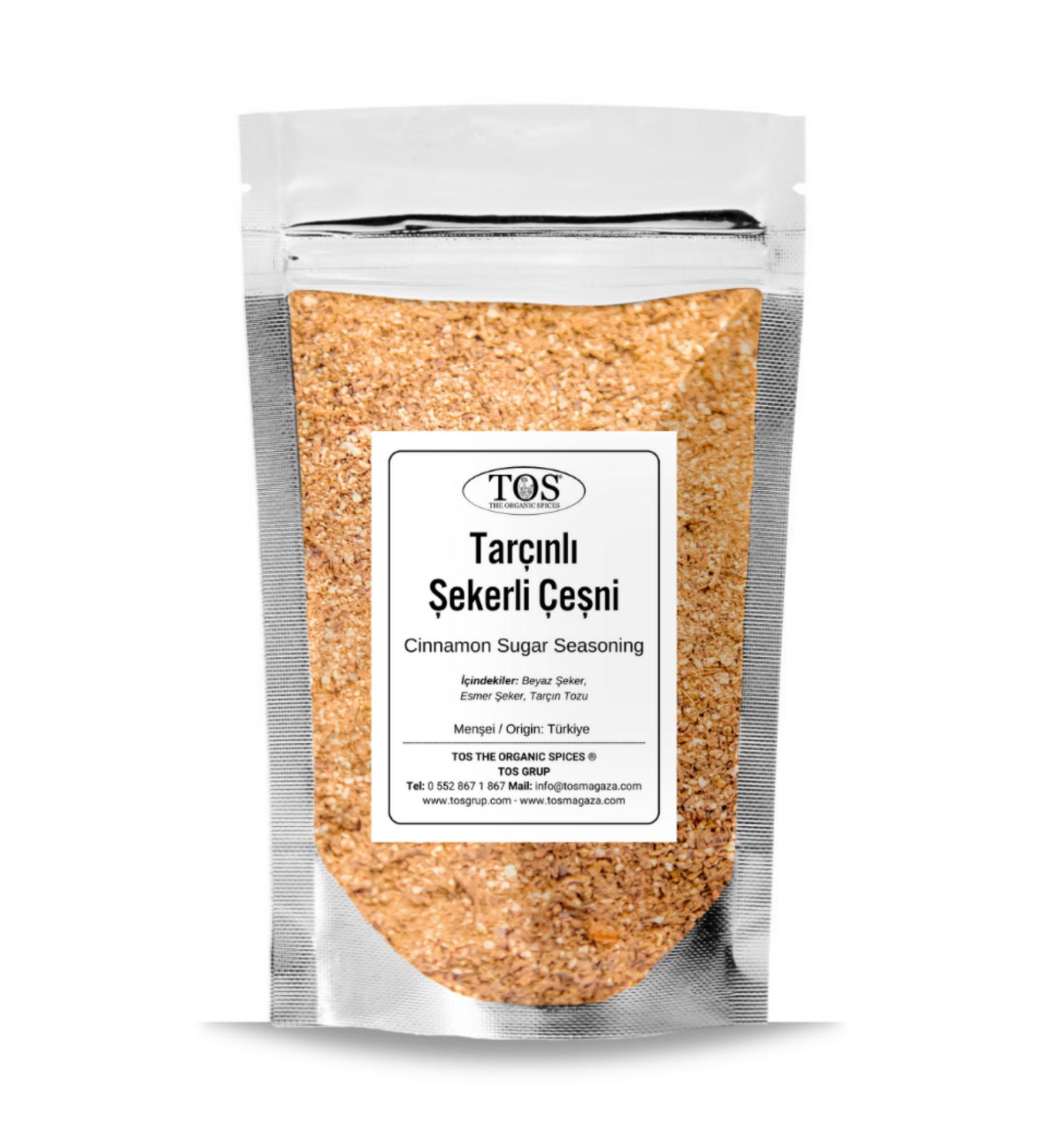 TOS The Organic Spices Cinnamon Sugar Seasoning 250 gr Cinnamon Sugar Seasoning - Premium Quality | Spice Mix