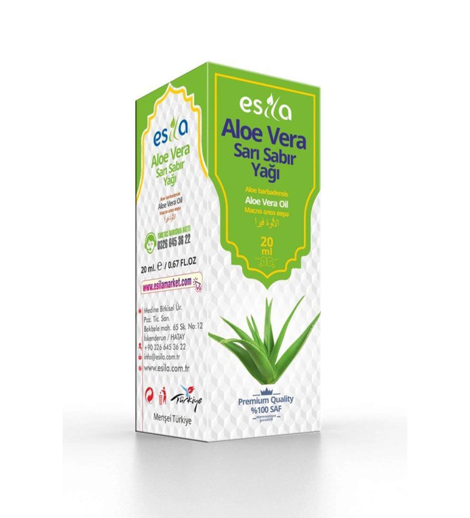 Esila Tea Aloe Vera - Yellow Patience Oil 20 Ml.
