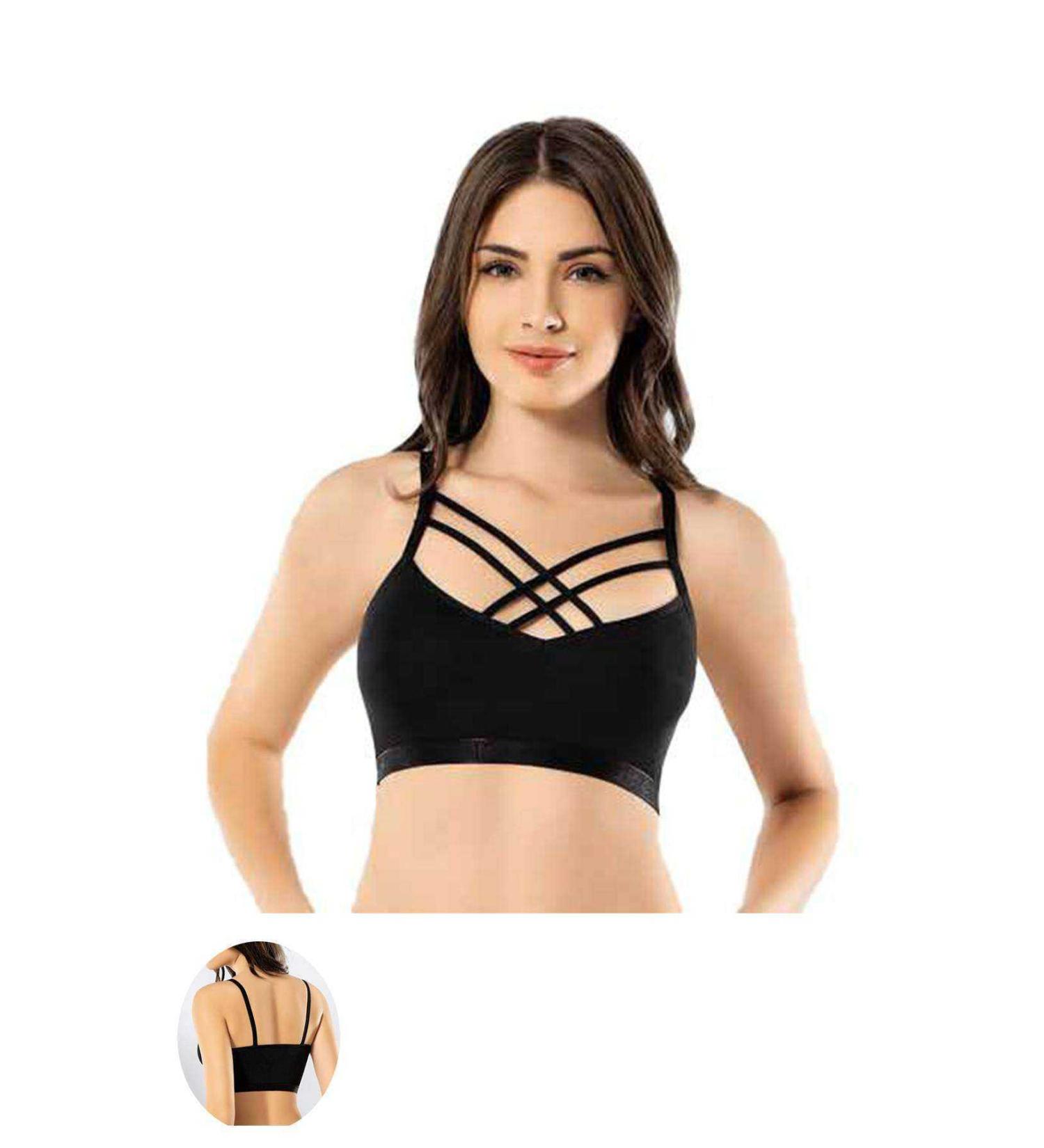Skygo Kota 4 Piece Black Cross String Bustier 6343