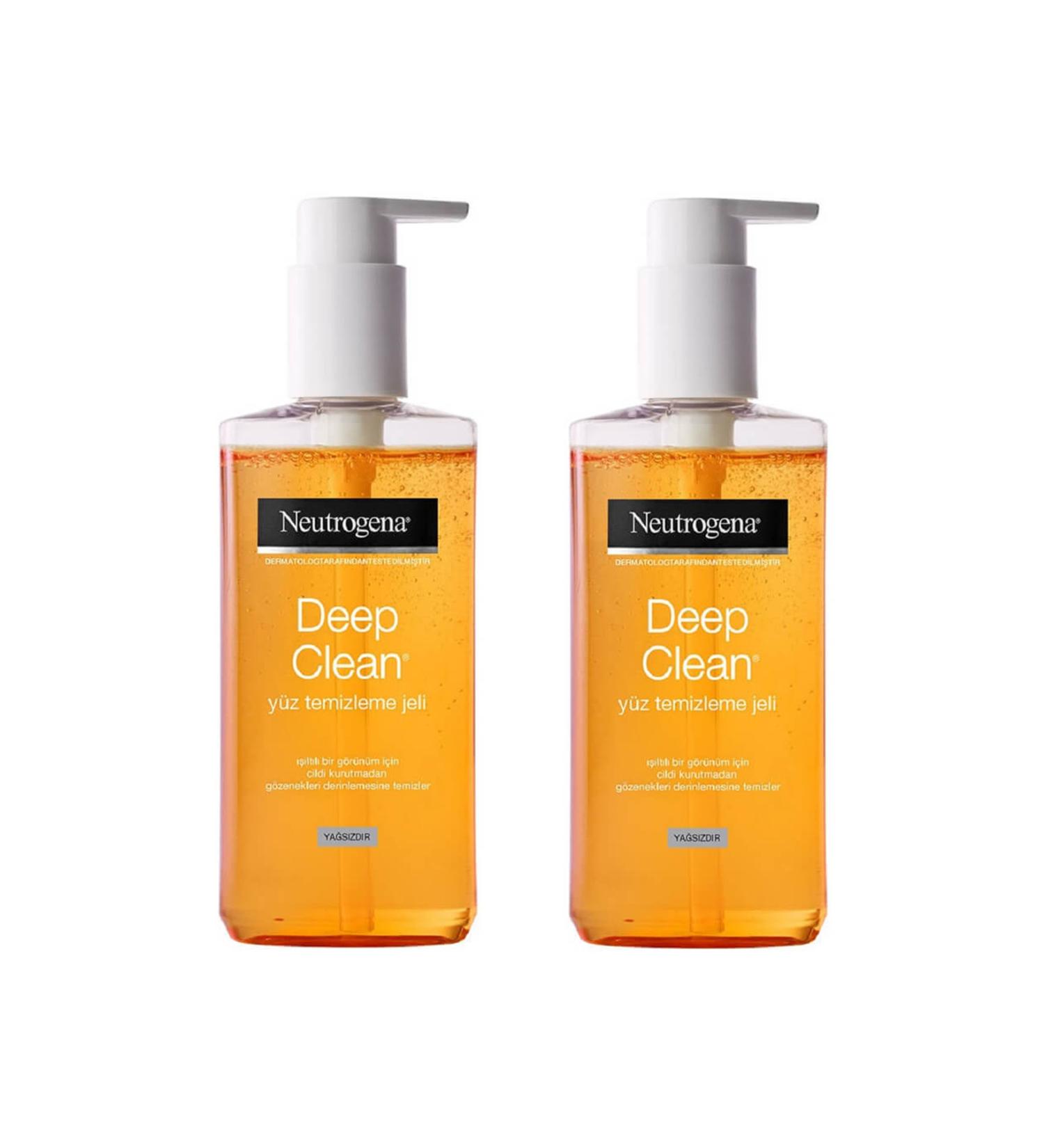 Neutrogena Deep Clean Facial Cleansing Gel 200 ml 2 Pieces