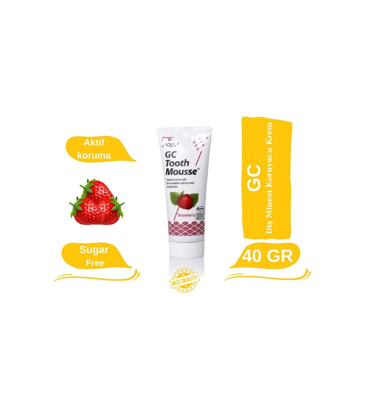 GC Tooth Mousse Strawberry - Buy Online on GoSupps.com