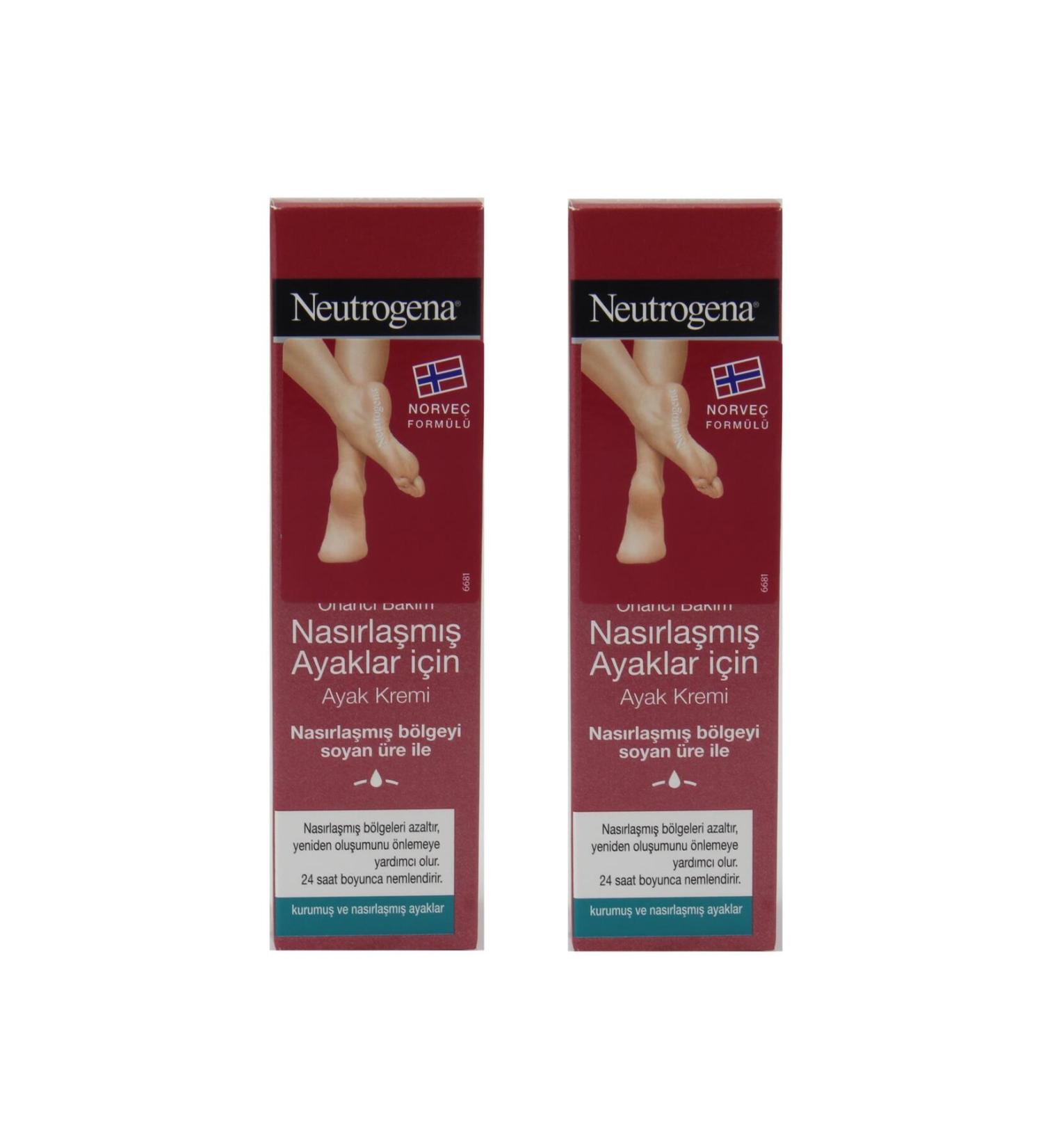 Neutrogena Foot Cream for Calloused Feet 50 ml 2 Pieces
