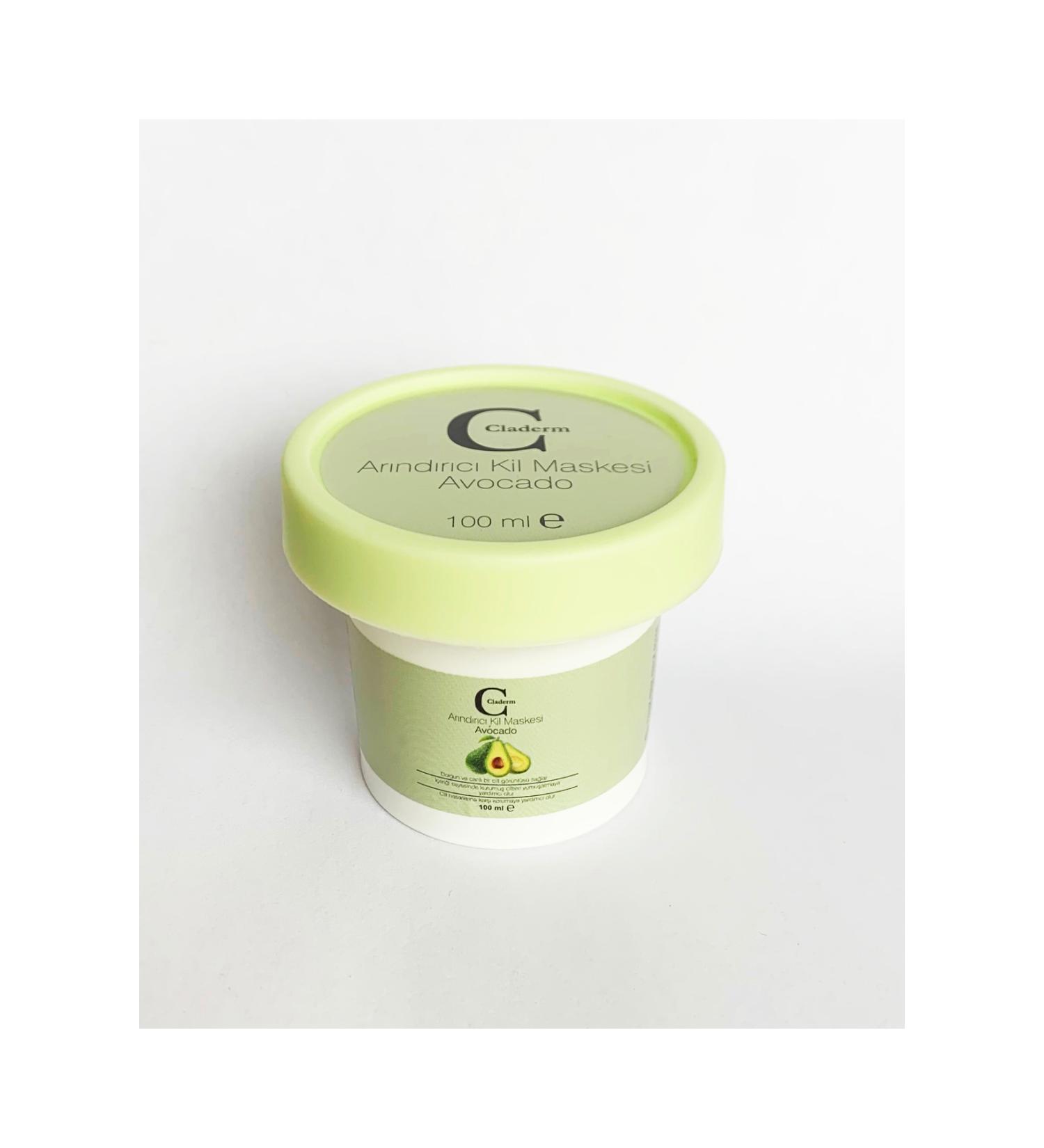 Claderm 100 ml Bucket Clay Mask Avocado