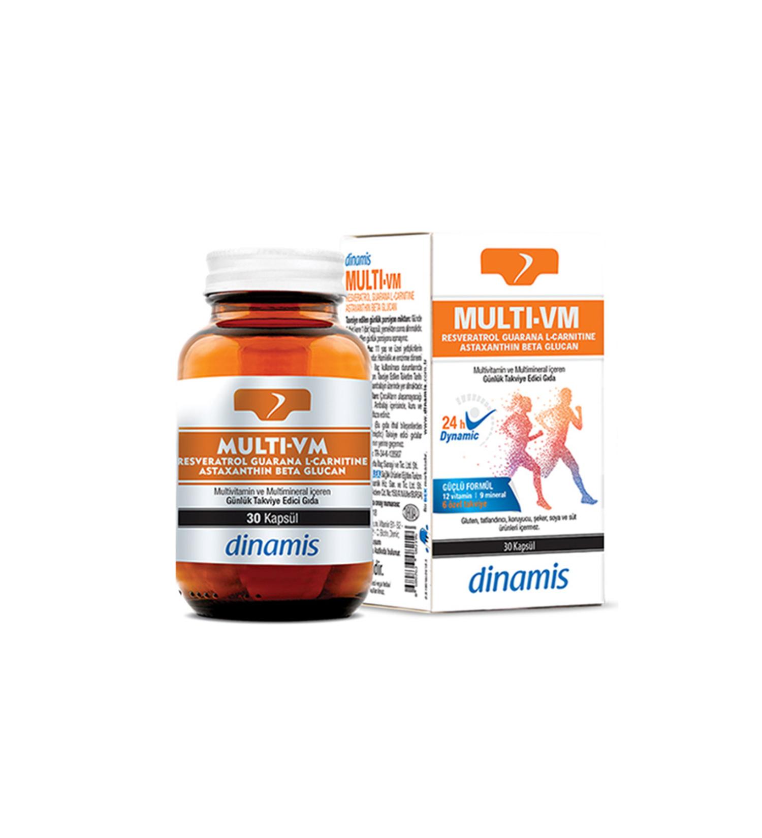 DYNAMIS Dinamis Multi Vm Containing Supplementary Food 30 Capsules