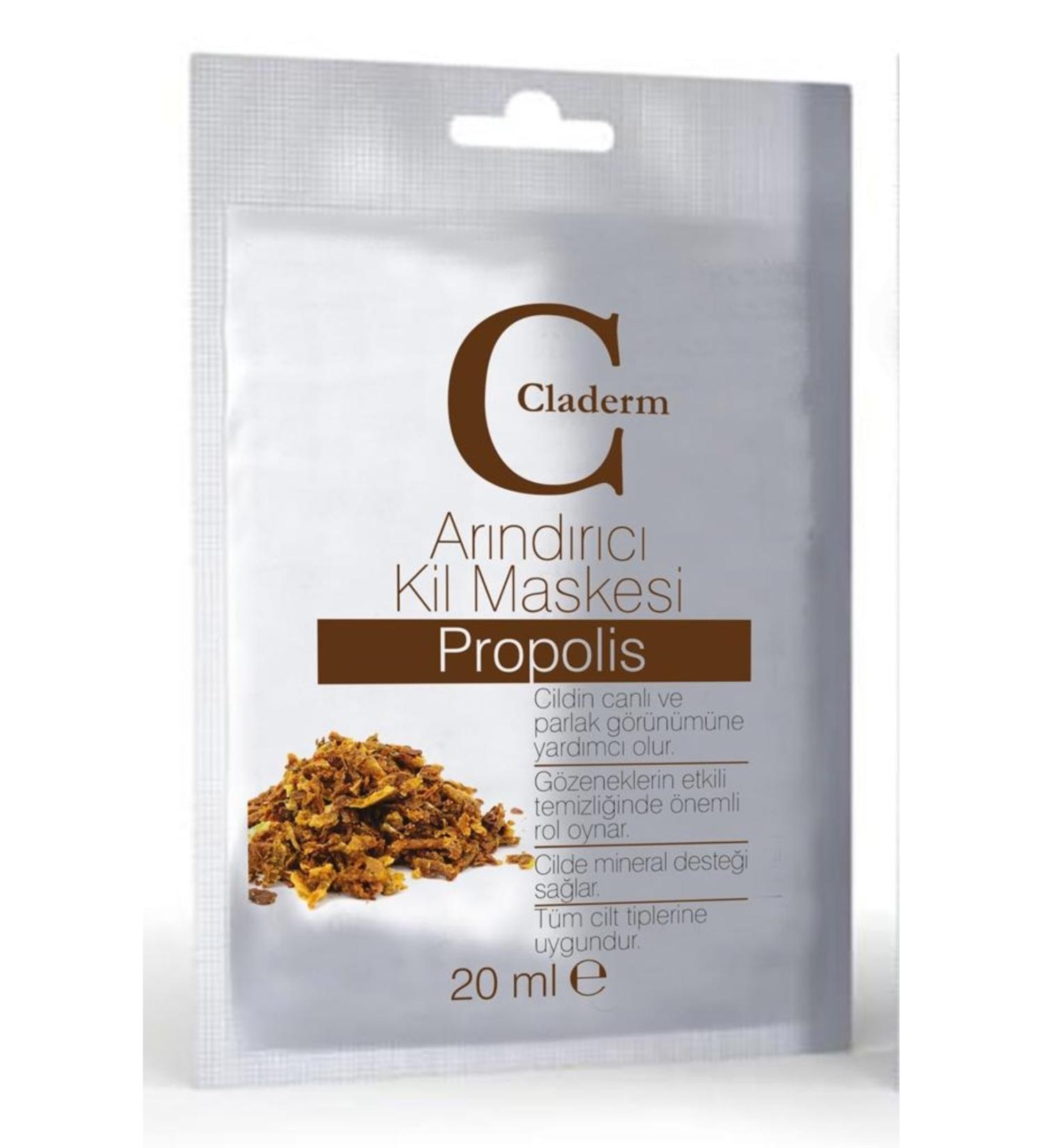 Claderm Clay Mask 20 ml Sachet Propolis