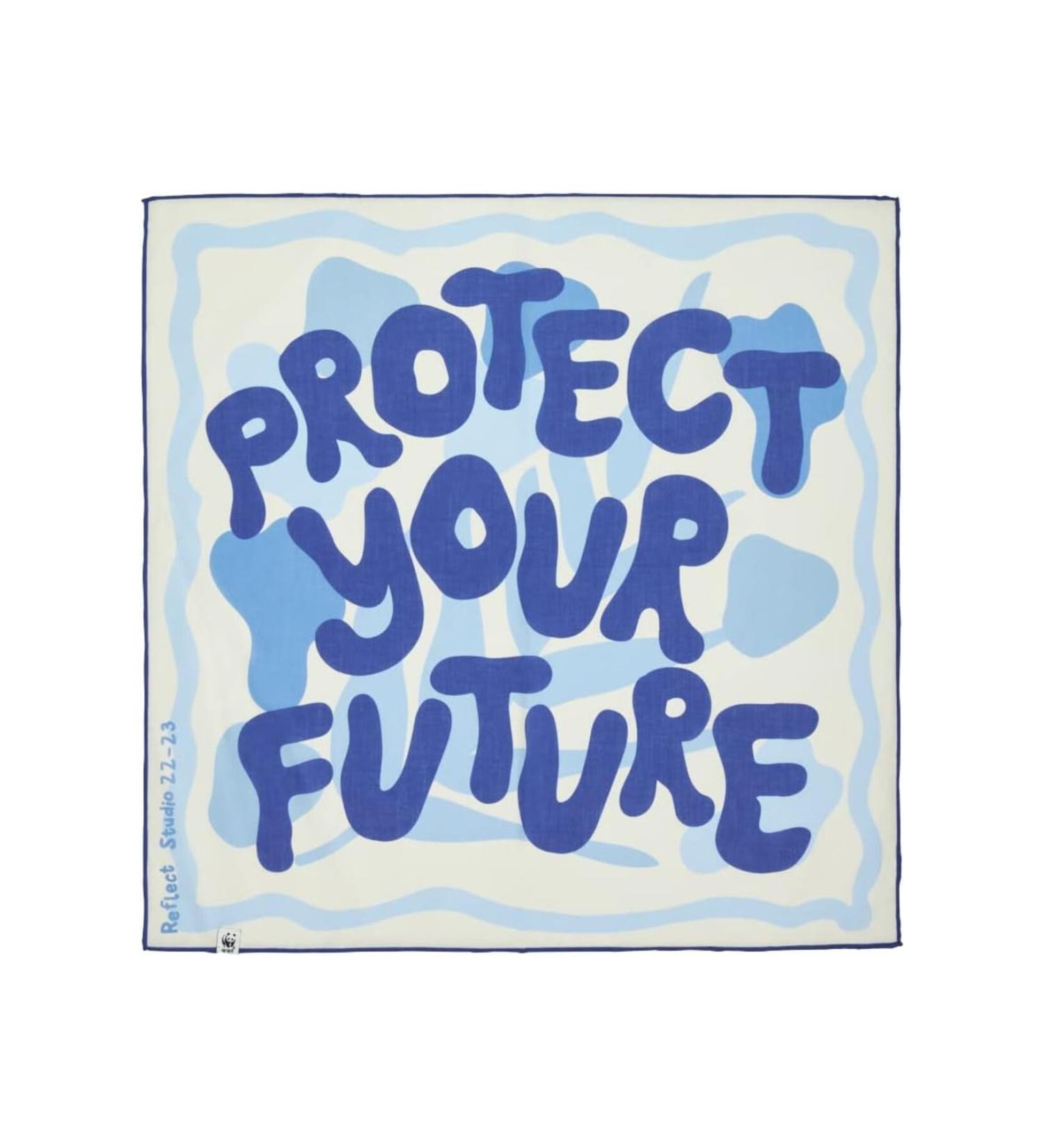 Techlnnovations Unisex Protect Your Future Slogan Bandana Standard Size