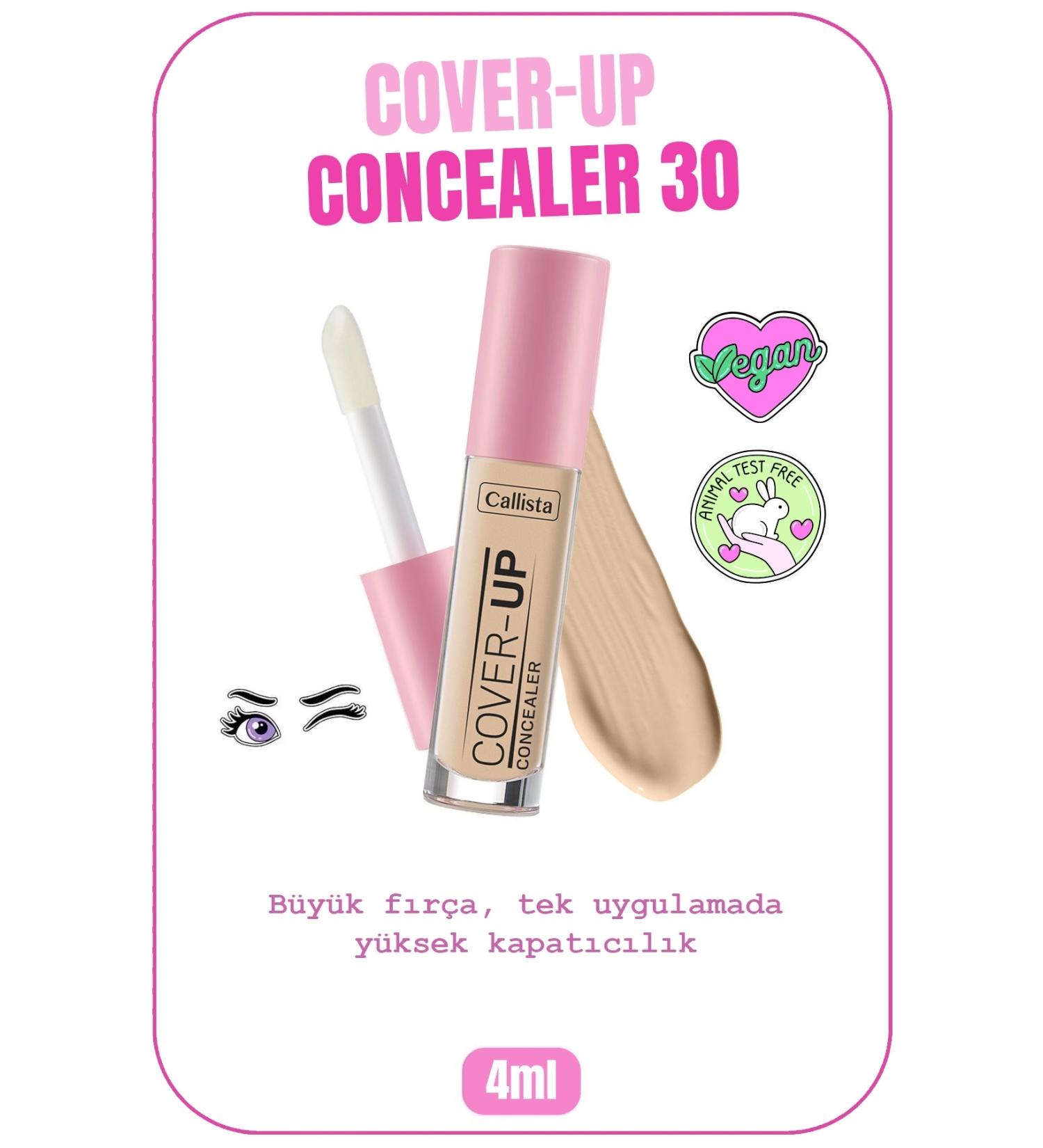 Callista Cover Up Concealer Intensive Concealer Under Eye Concealer - 30 Soft Sand - Buy Online on GoSupps.com