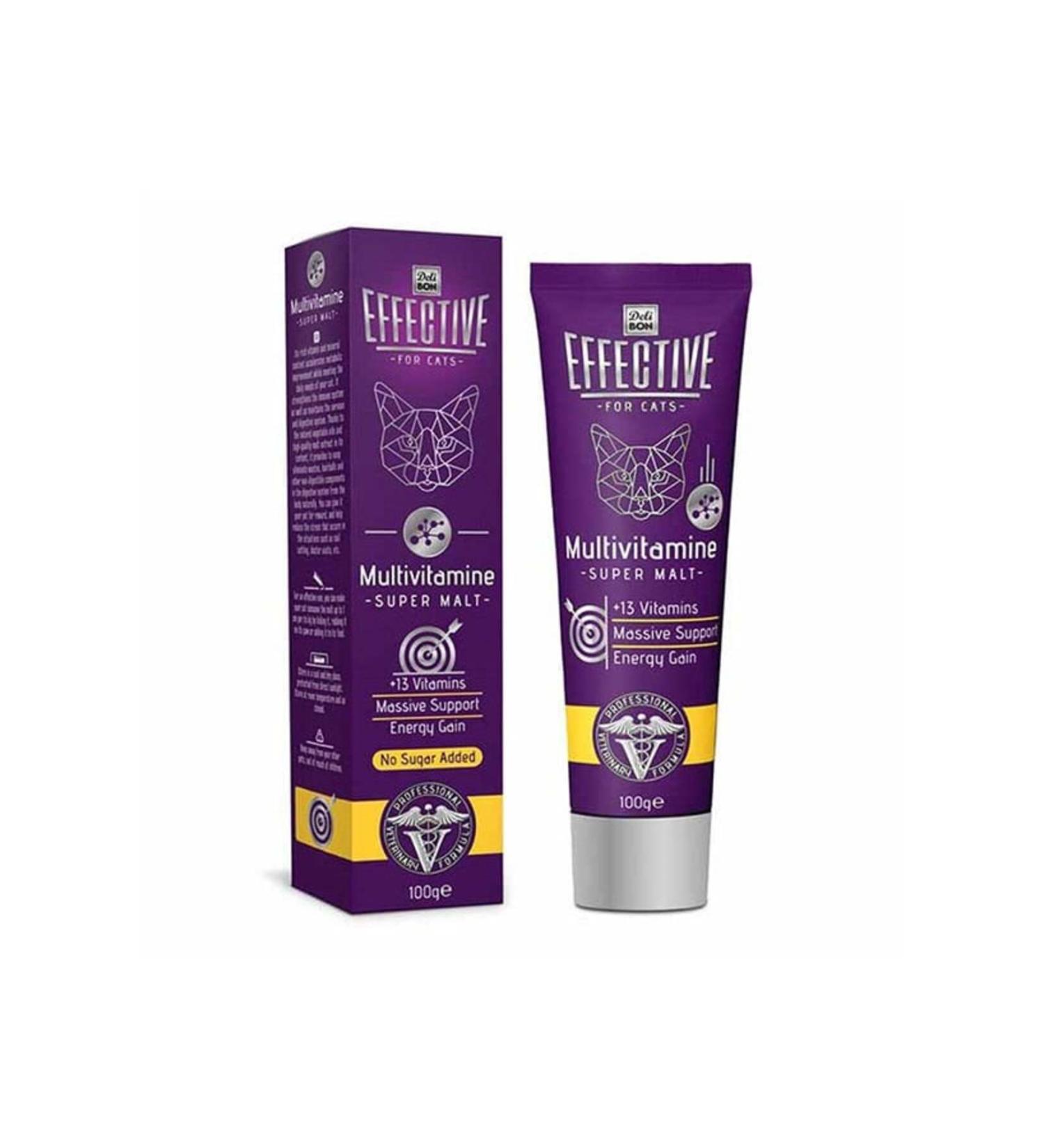 Delibon Effective Multivitamin Cat Malt Paste 100gr