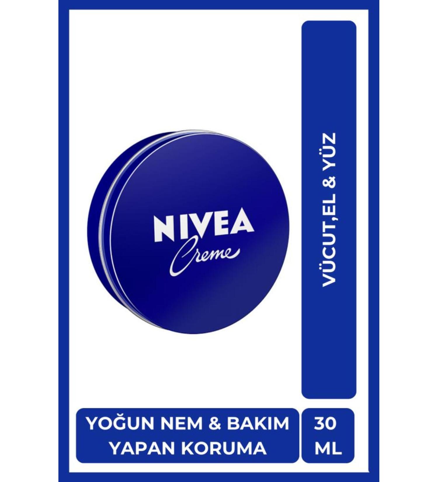 NIVEA Creme 30ml Intensive Moisturizer Caring Protection Eucerit Soft and Smooth Skin Hand Face Body - Buy Online on GoSupps.com