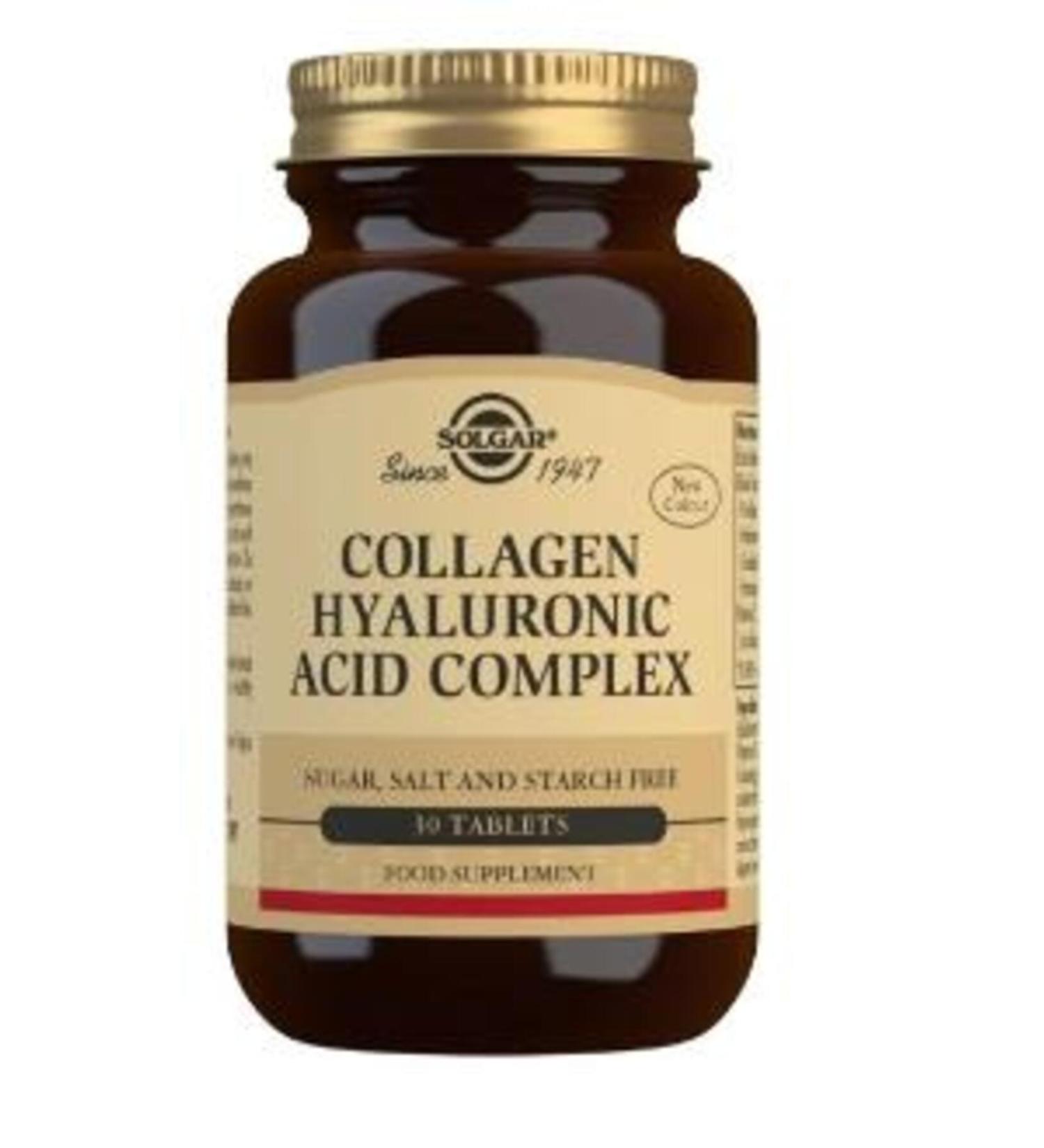 Solgar Hyaluronic Acid Collagen Complex 30 Tablets