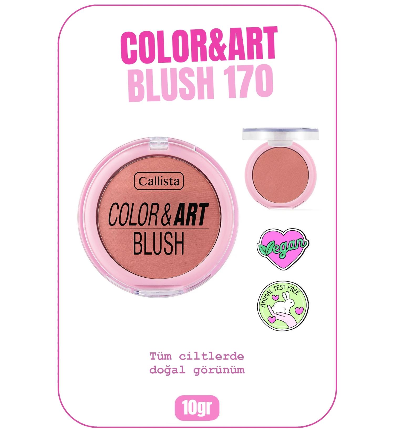 Callista Color Art Blush Powder Blush - 170 Berry Bliss - Buy Online on GoSupps.com