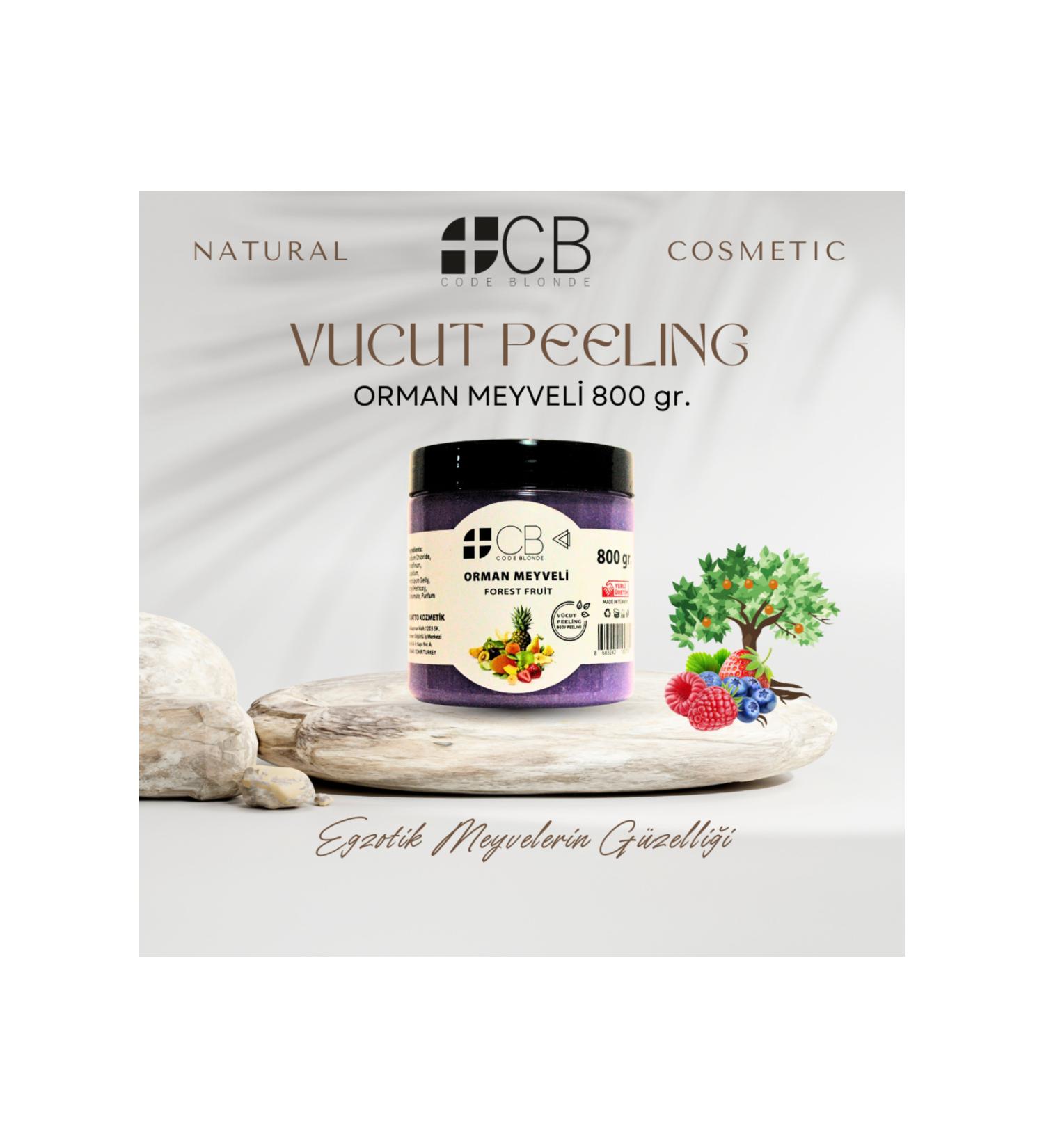 CODE BLONDE PEELING 800 gr FOREST FRUIT