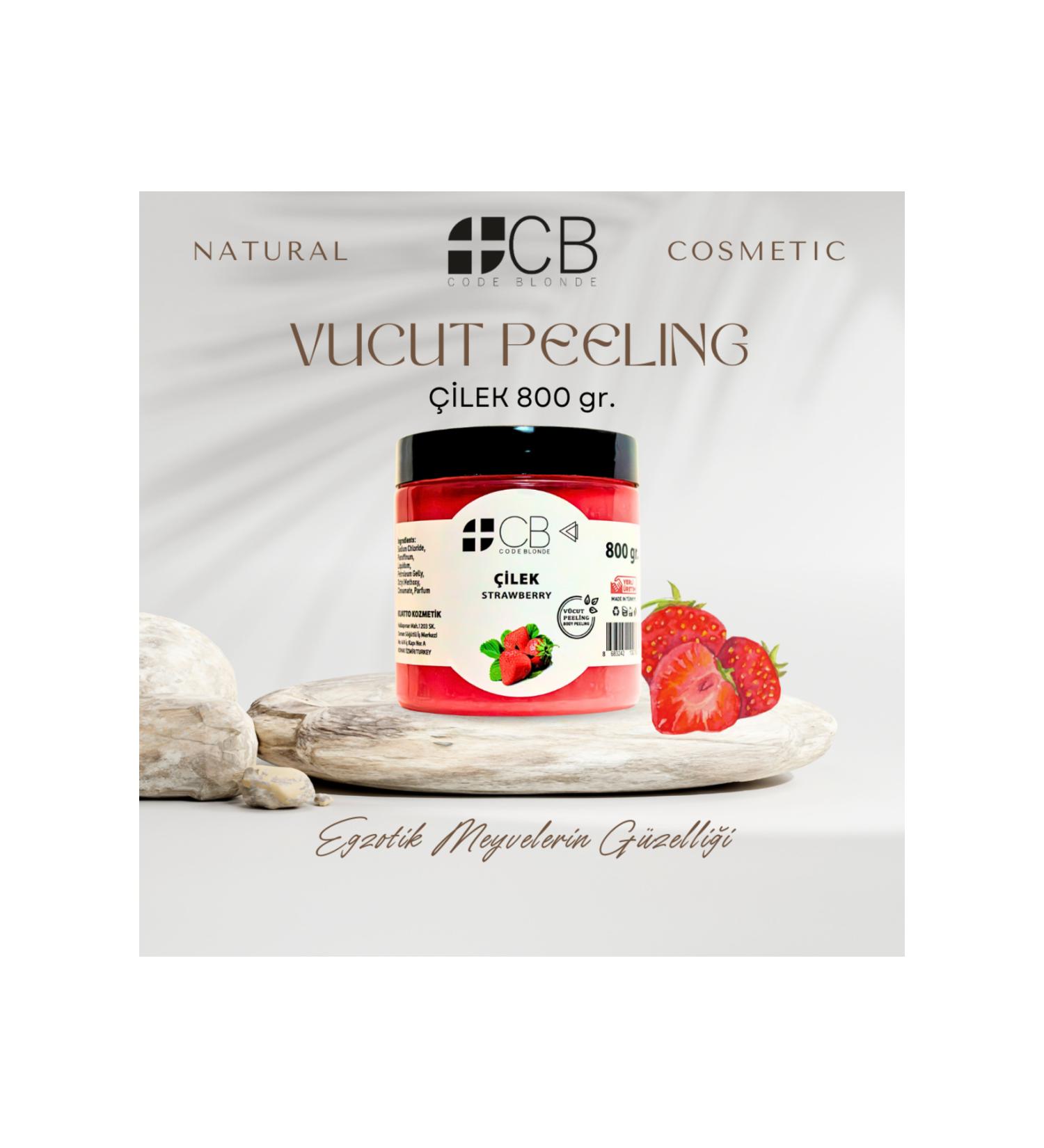 CODE BLONDE PEELING 800 gr STRAWBERRY