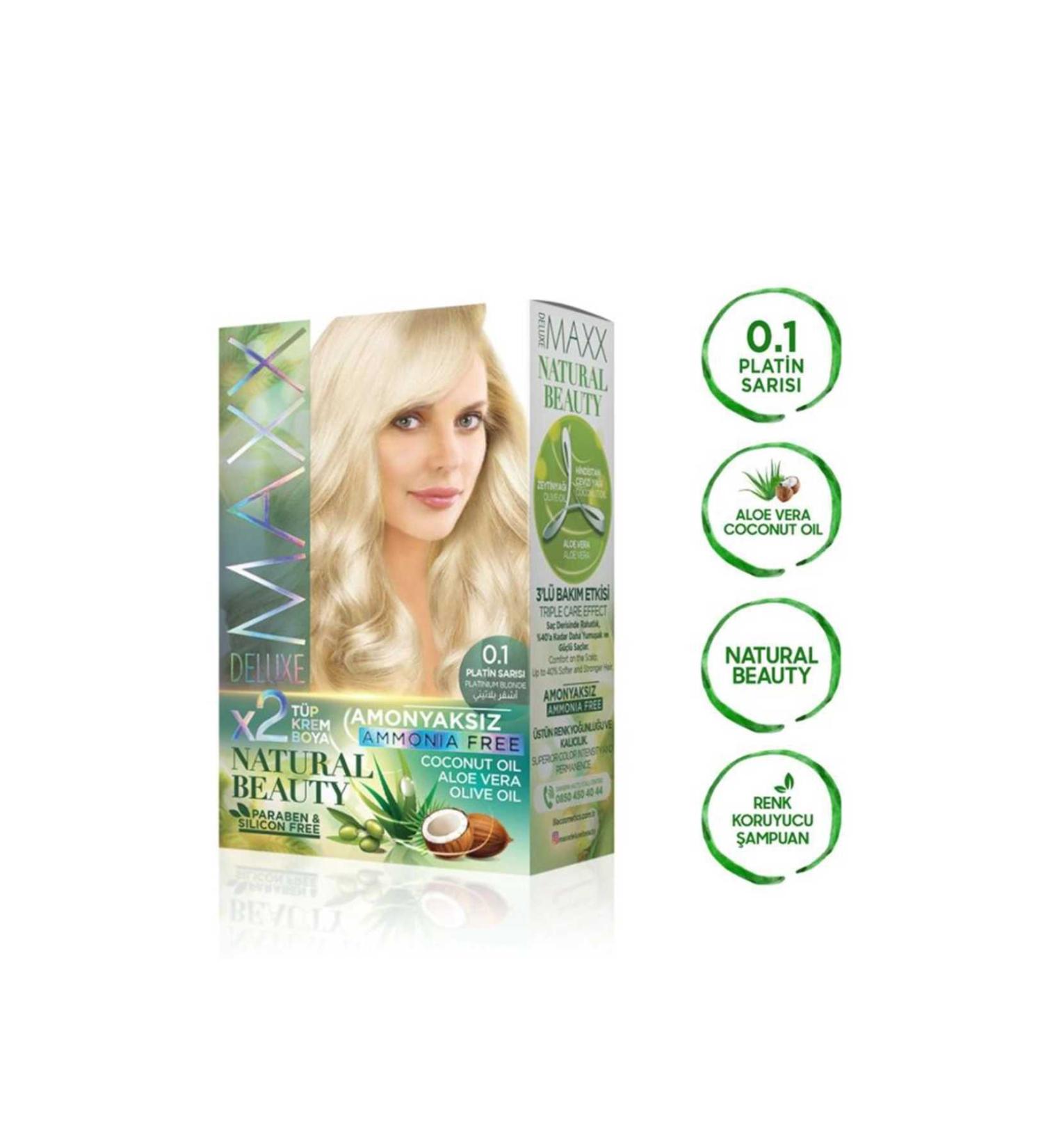 opencart New Season Clez Natural Beauty Ammonia-Free Hair Dye 0.1 Platinum Blonde Campaign