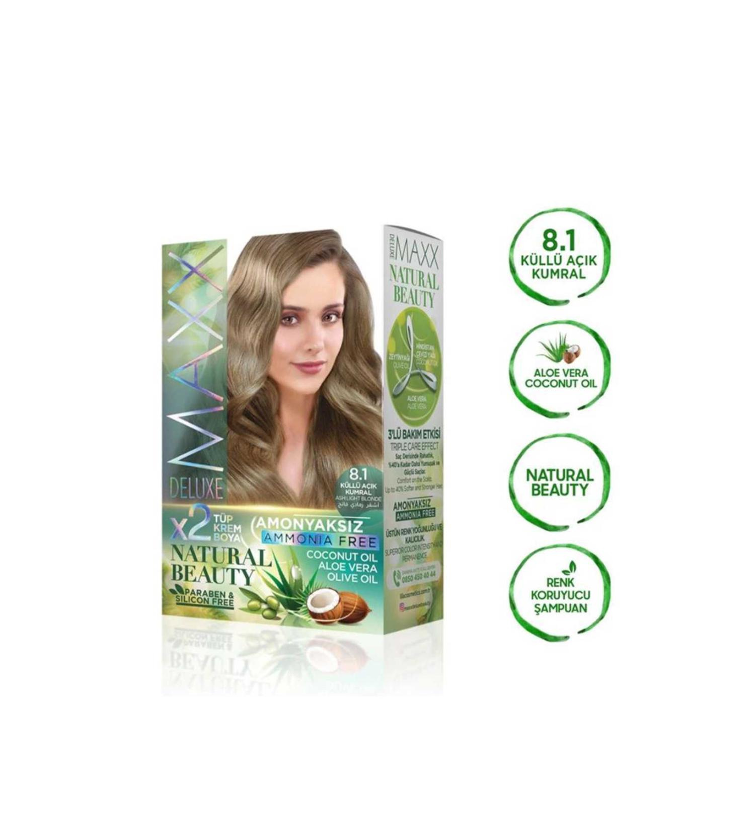 opencart New Season Clez 2 Package Natural Beauty Ammonia-Free Hair Dye 8.1 Ash Light Blonde Campaign