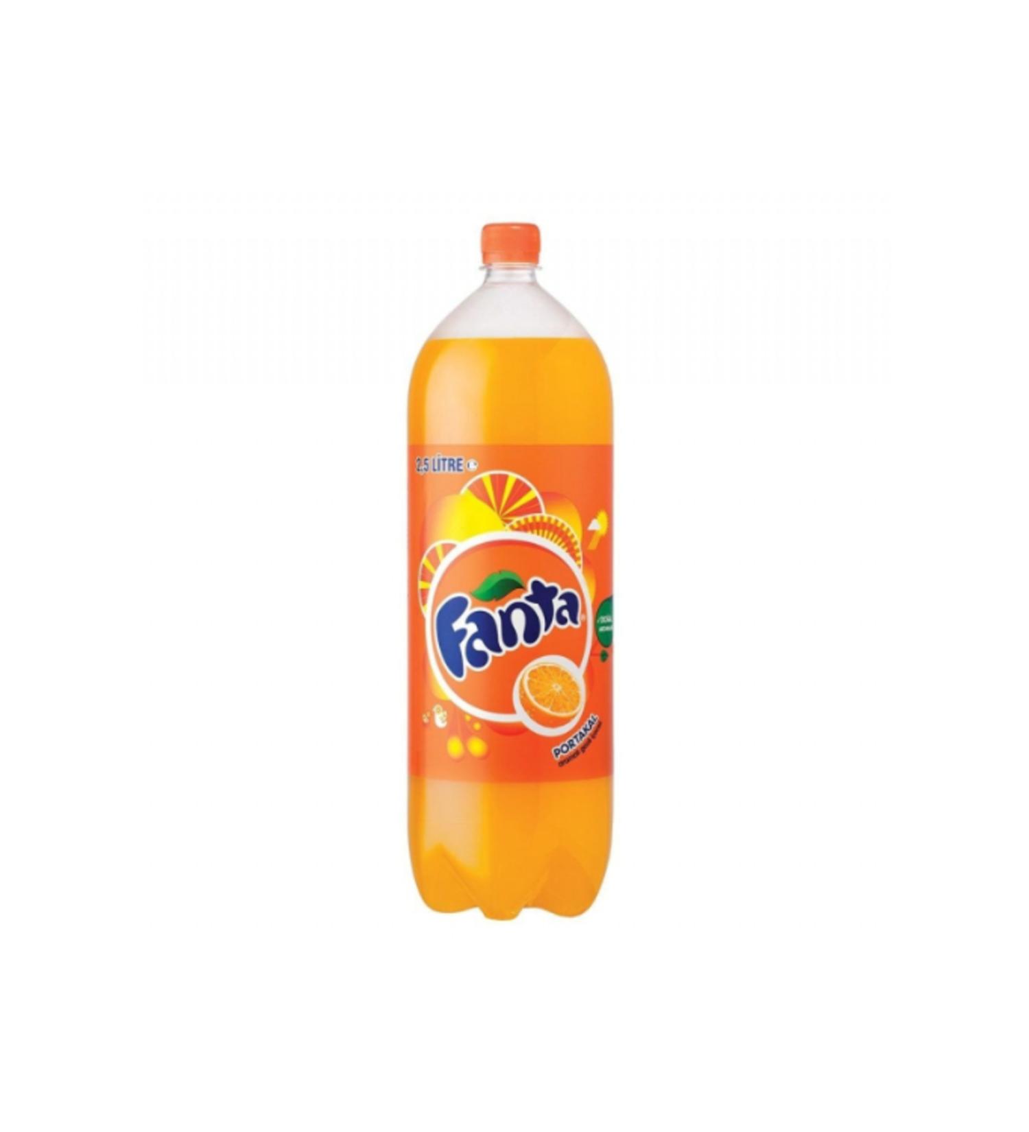 Fanta Orange Pet Bottle (2.5 L) x8 Pcs