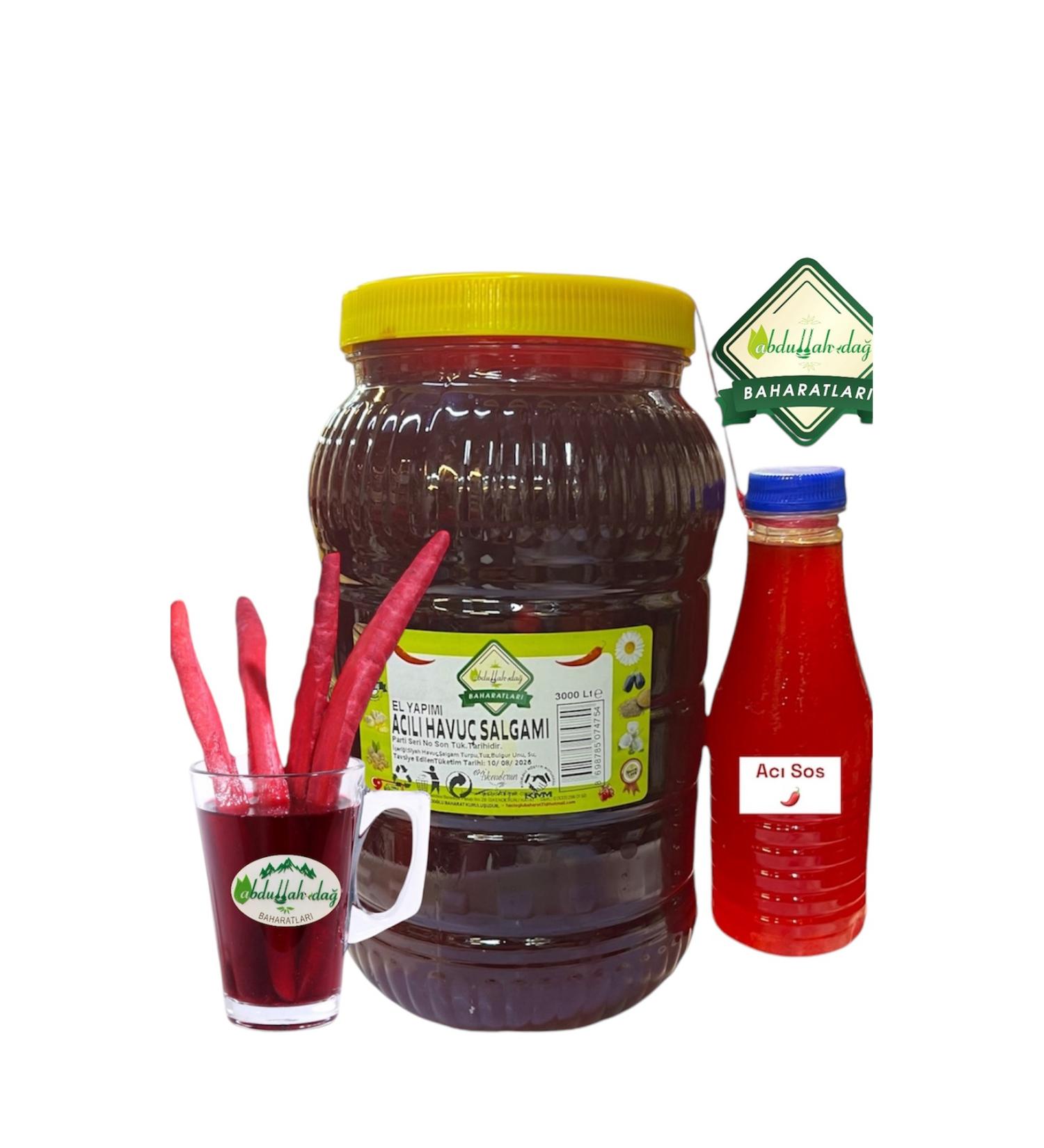 Hac o lu Spice Hatay Local Turnip Juice Carrot Grain Spicy 3 Liters - Buy Online on GoSupps.com