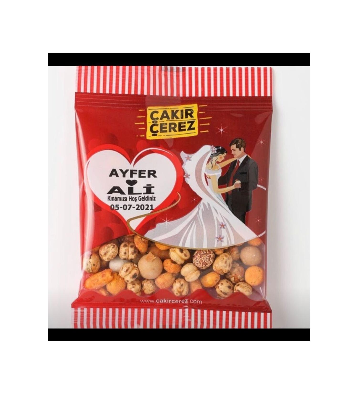 Cakir Cookie HENNA COOKIES 50 Grams Luxury Cookies 150 PIECES