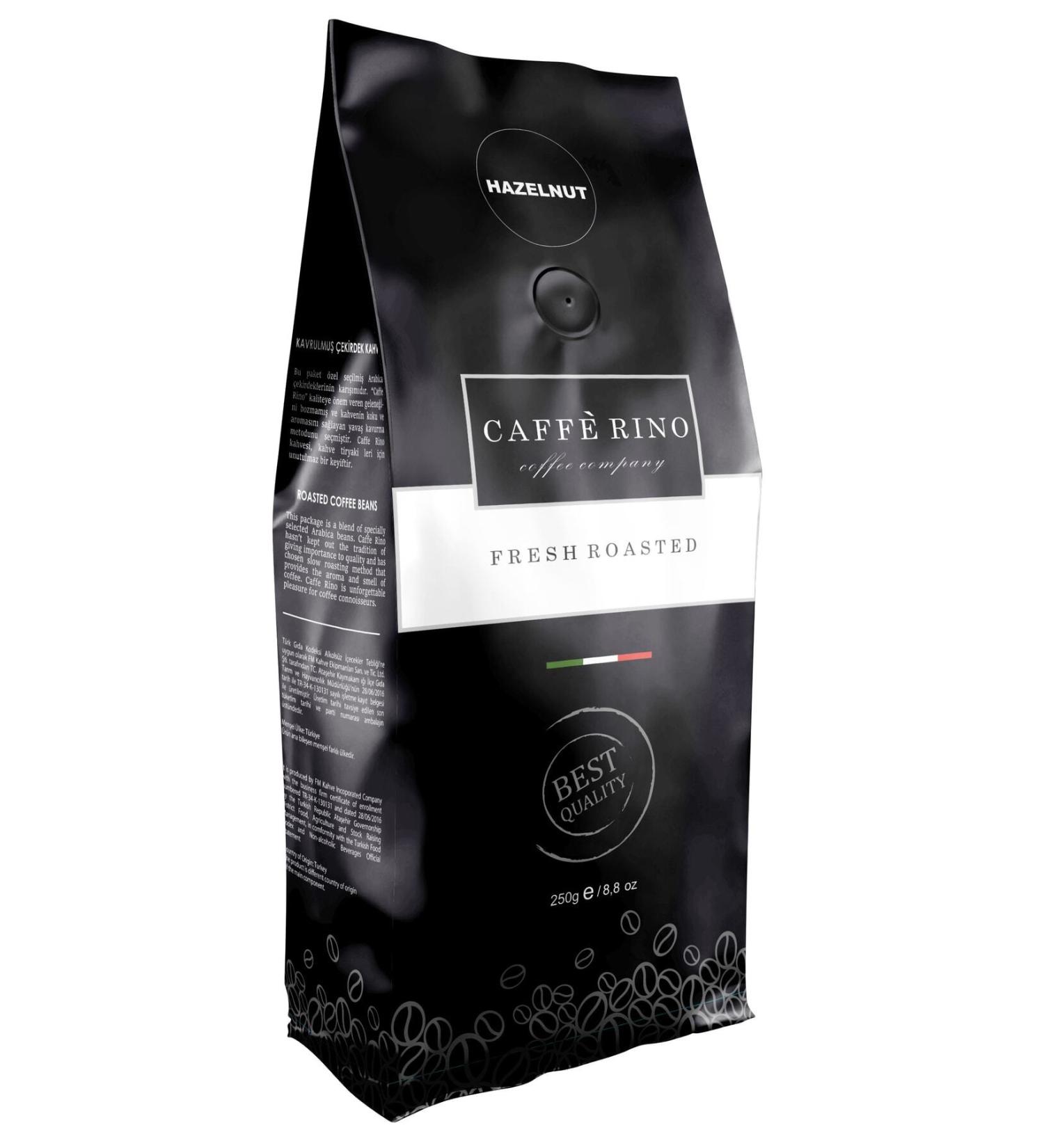 Caffe Rino Filter Coffee | Hazelnut Flavored | 250 gr