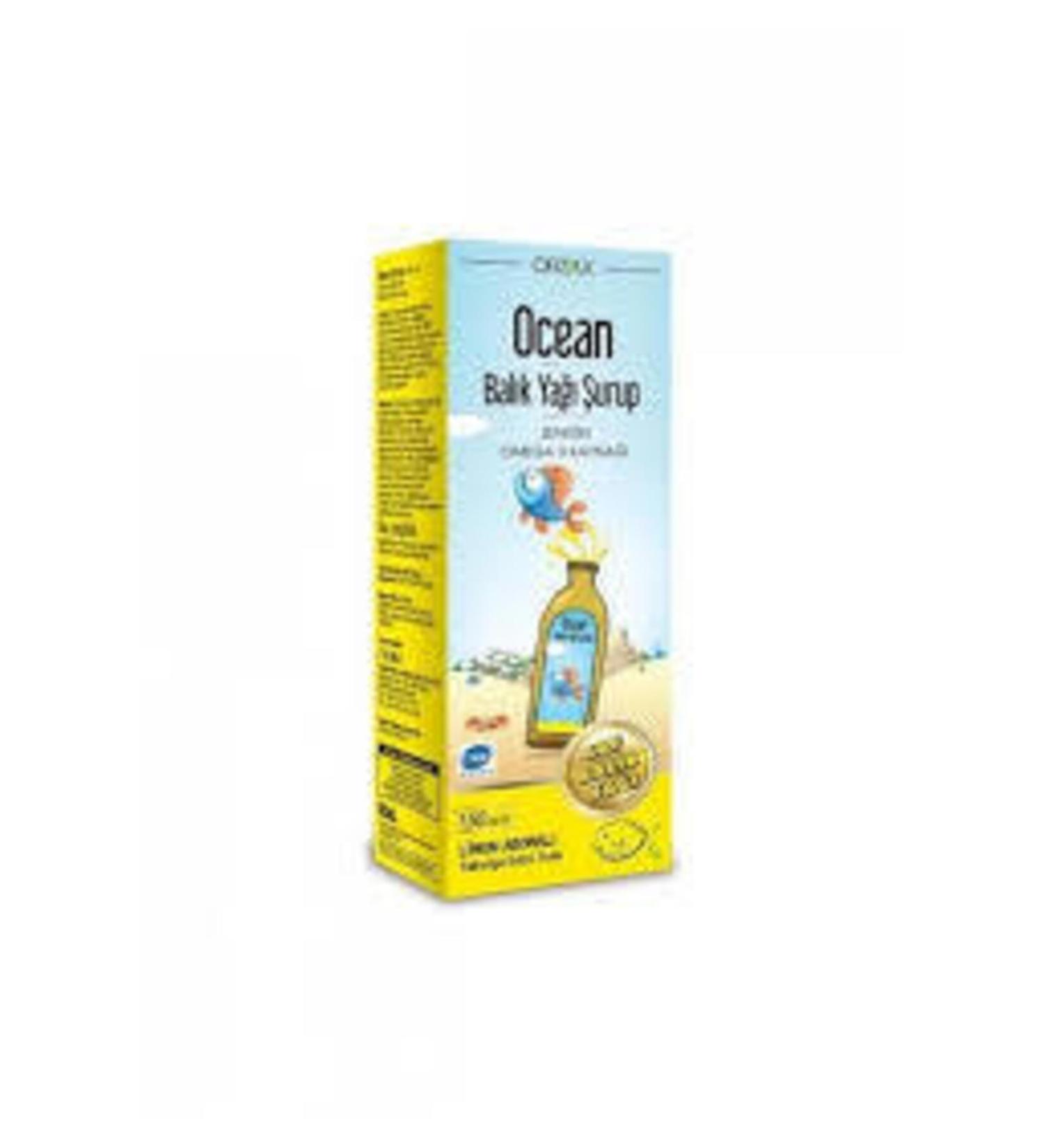 Orzax Omega 3 Lemon Fish Oil Syrup 150 ml