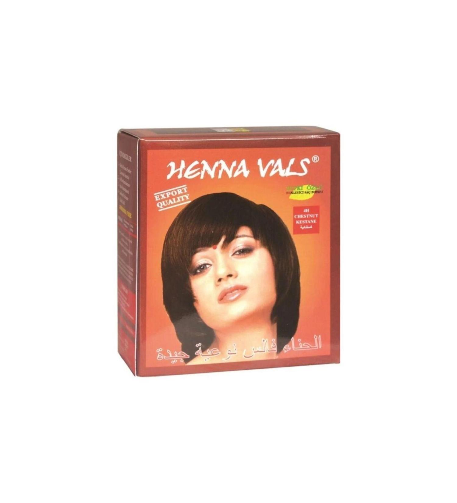 henna vals Hair Henna 10 gr X 6 Pack - Chestnut