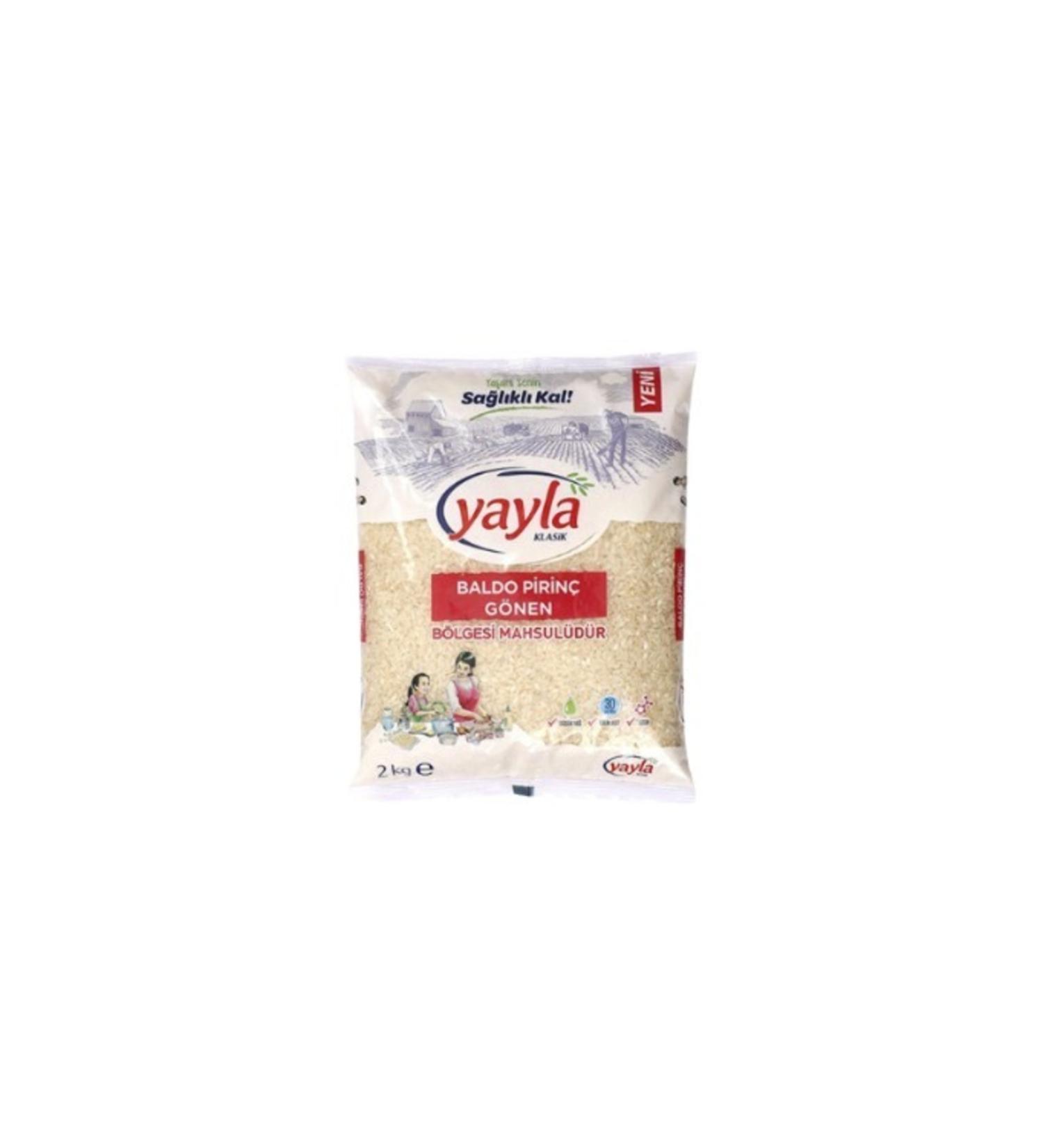 Yayla Baldo Rice (2 kg) x4 Pieces