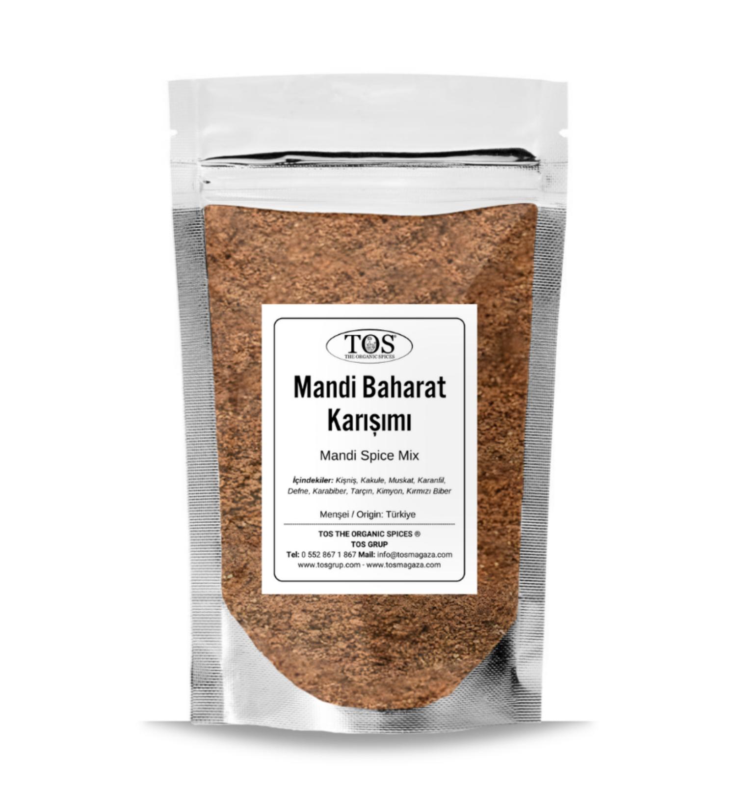 TOS The Organic Spices Mandi Spice Blend 250 gr Mandi Spice Blend - Premium Quality | Spice Mix