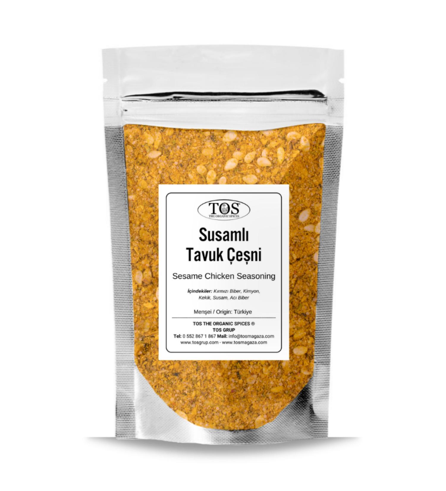 TOS The Organic Spices Sesame Chicken Seasoning 500 gr Sesame Chicken Seasoning - Premium Quality | Spice Mix