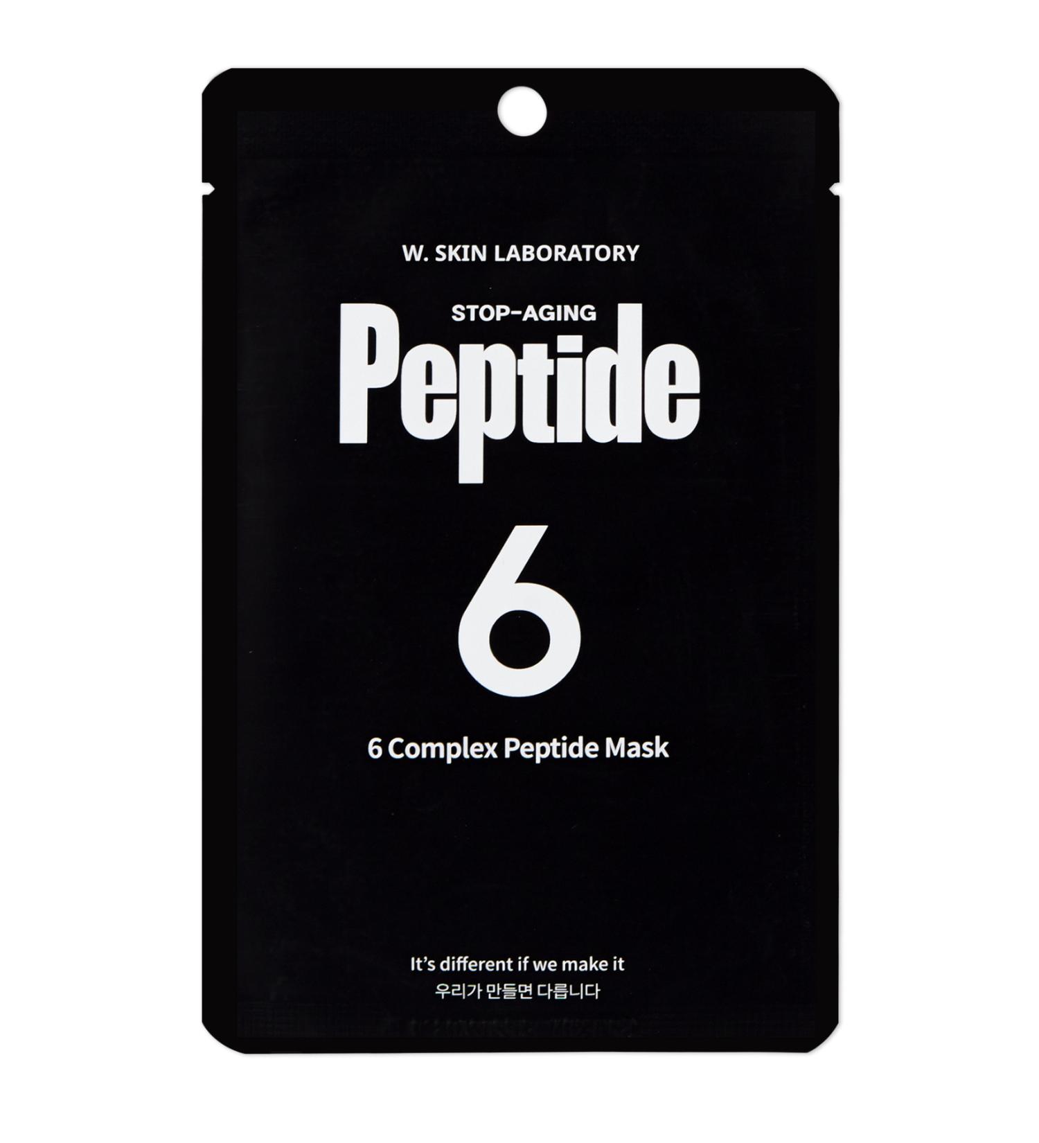 W. Skin Laboratory Stop Aging 6 Complex Peptide Mask 22 ML Face Mask - Buy Online on GoSupps.com