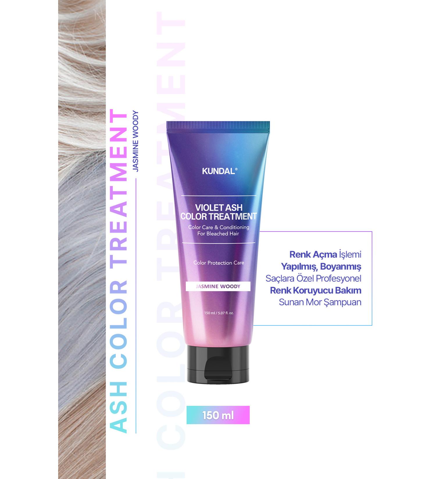 Kundal Blonde-Ash Hair Special Color Protective Care Cream KUNDAL Ash ColorTreatment 150ml (Jasmine Wood) - Buy Online on GoSupps.com