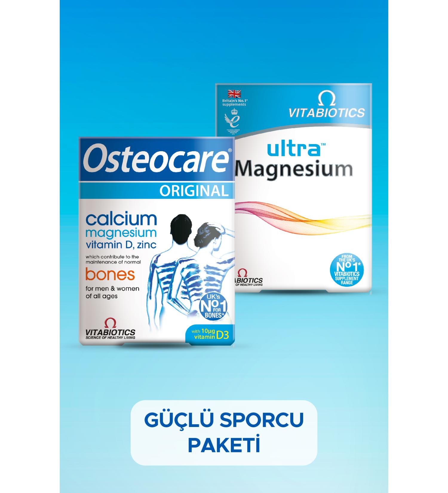 Osteocare 30 Tablets Ultra Magnesium - Strong Athlete Package