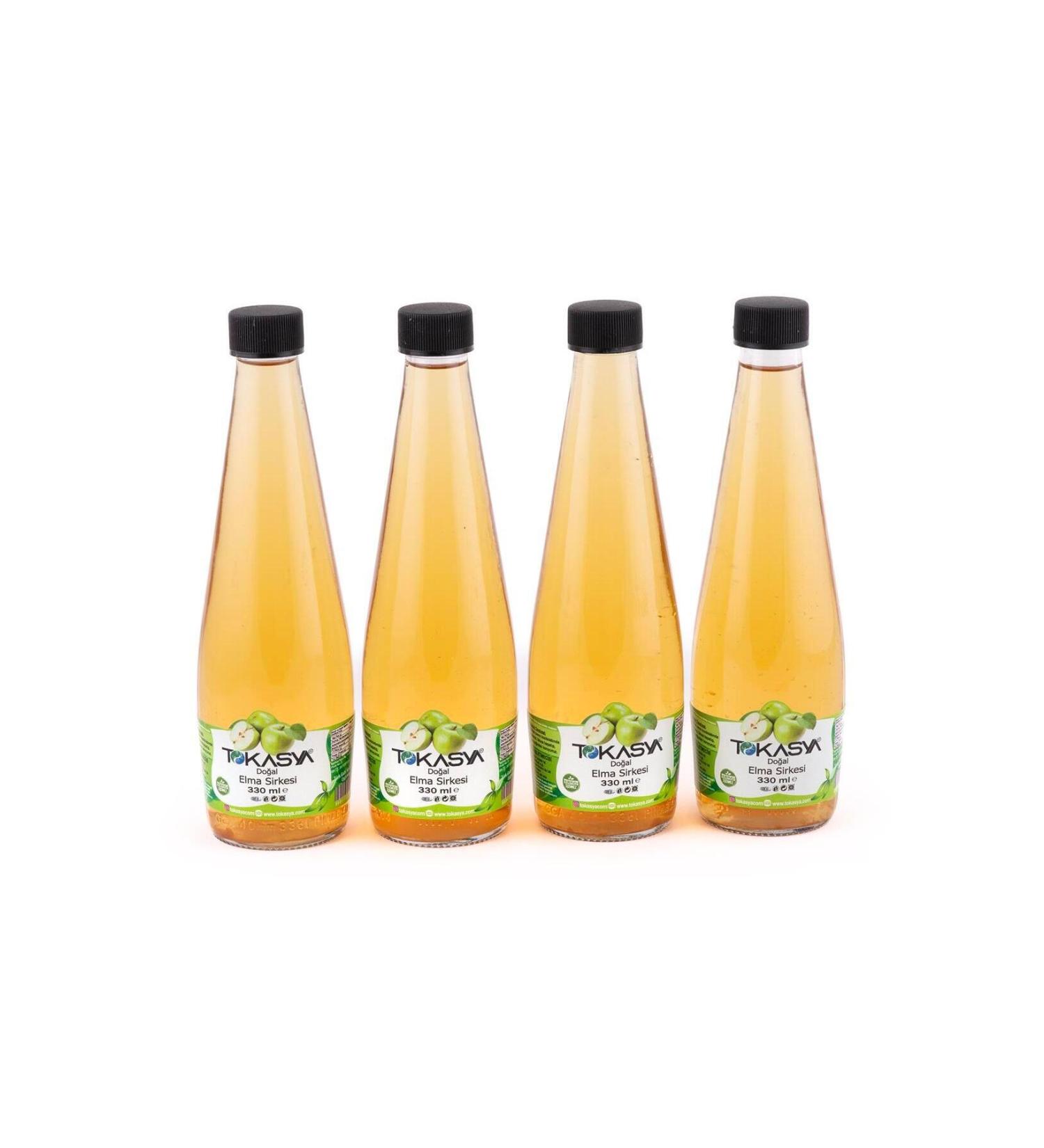 tokasya Natural Apple Cider Vinegar 330 ml (4 BOTTLES)
