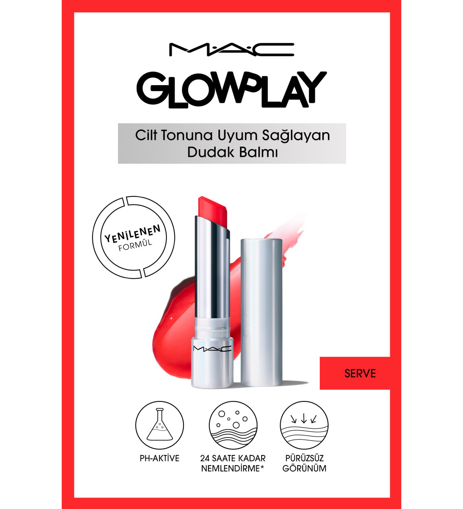 Mac Moisturizing Lip Balm That Adapts to Skin Tone - Serve 3 G KeyOn3251