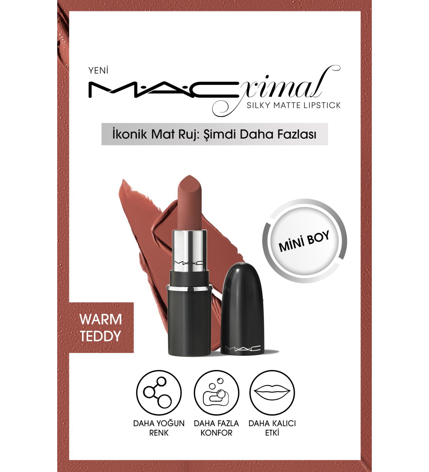 Mac Mini Lipstick that Provides More Comfort and Intense Color on Lips-WARM TEDDY KEYO310