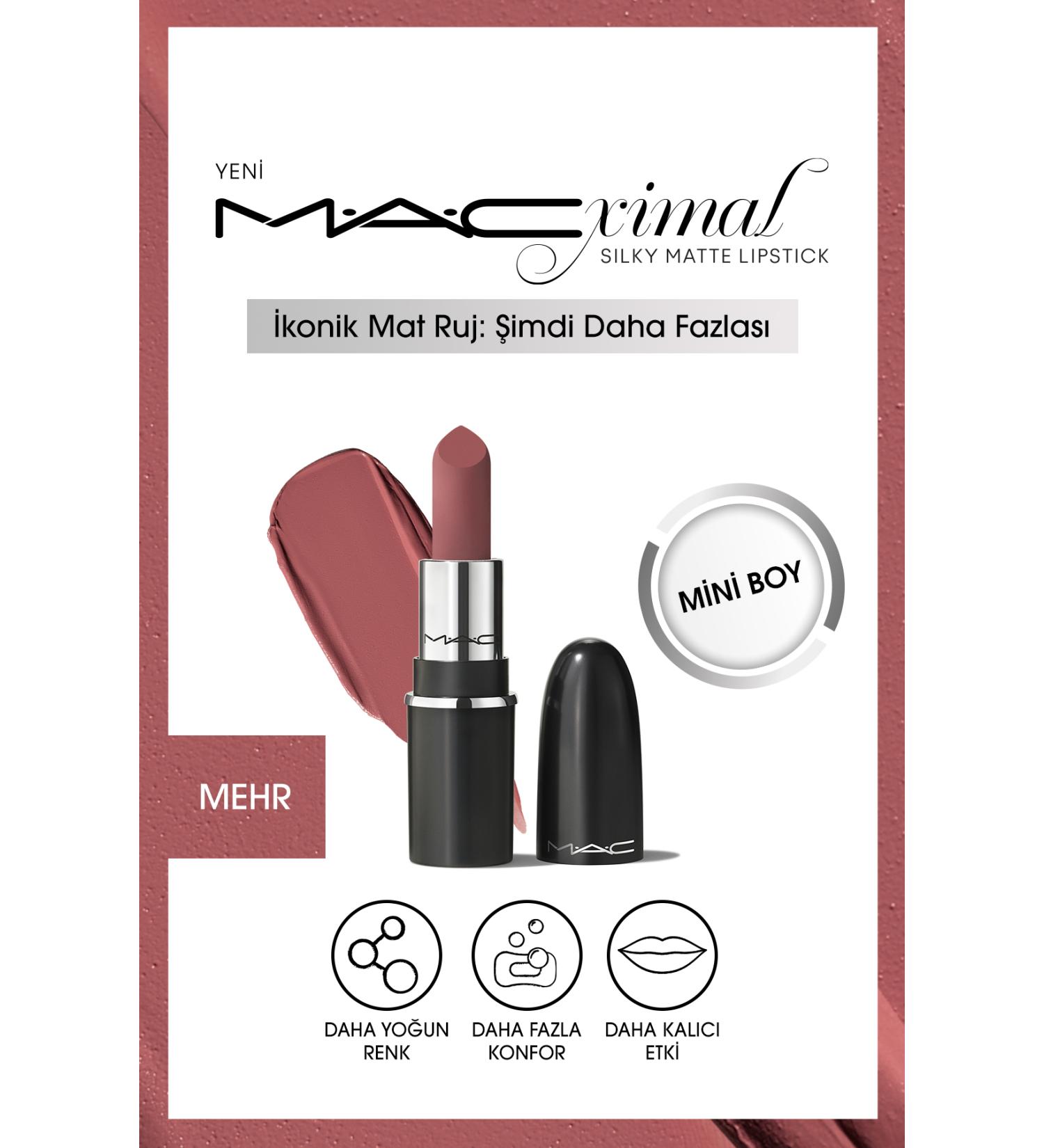 Mac Mini Lipstick that Provides More Comfort on the Lips and Gives Intense Color -MEHR KEYO331