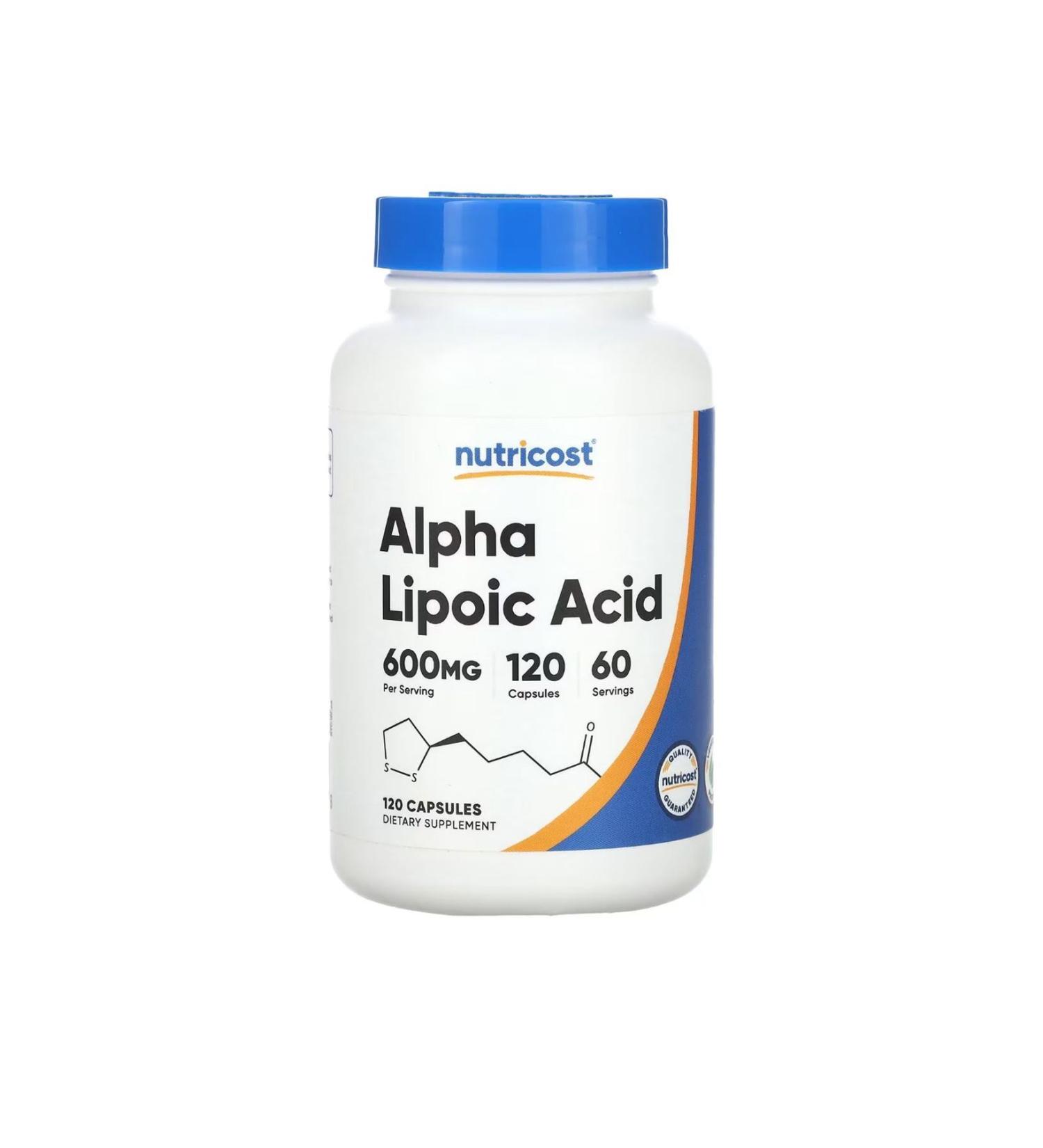Nutricost Alpha Lipoic Acid 600 Mg 120 Capsules